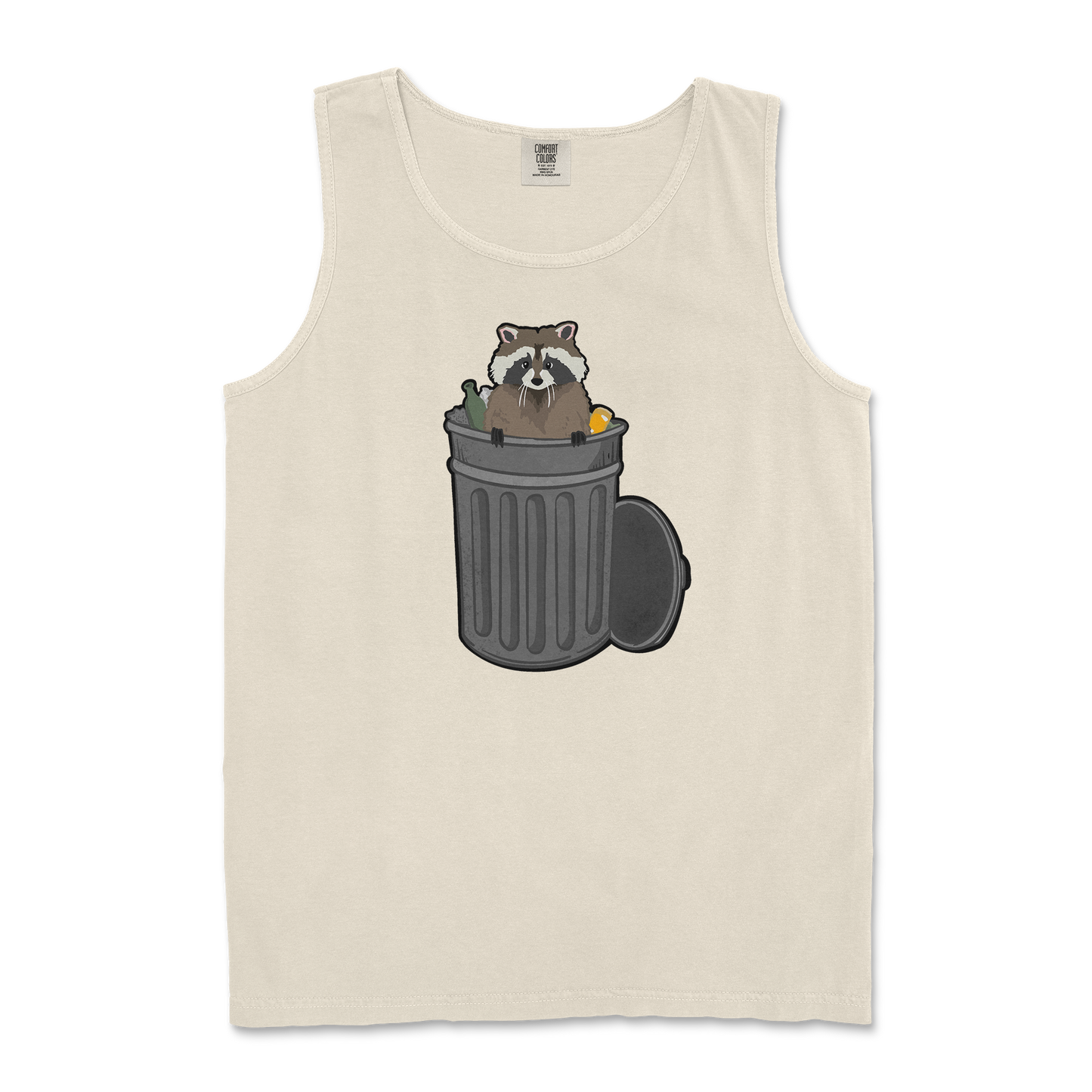 Comfort Colors Tank Top Trash Panda Enthusiast in Ivory
