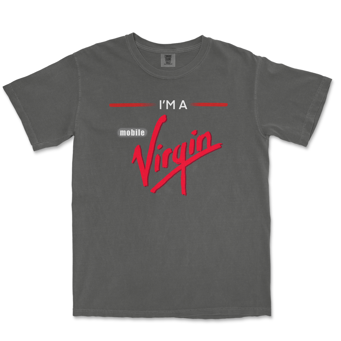 Comfort Colors T-Shirt Mobile Virgin in Pepper