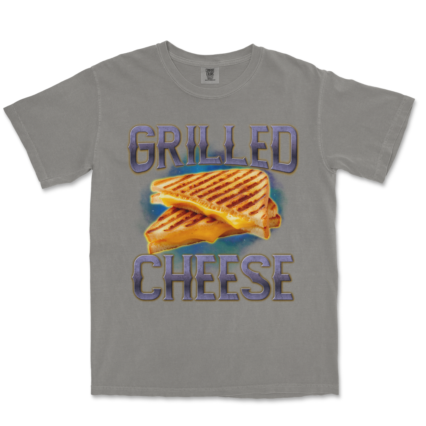 Comfort Colors T-Shirt Grilled Cheese in Grey