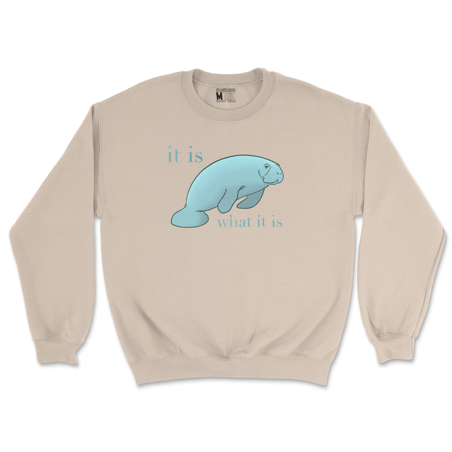 Gildan SoftStyle Crew Neck Manatee in Sand