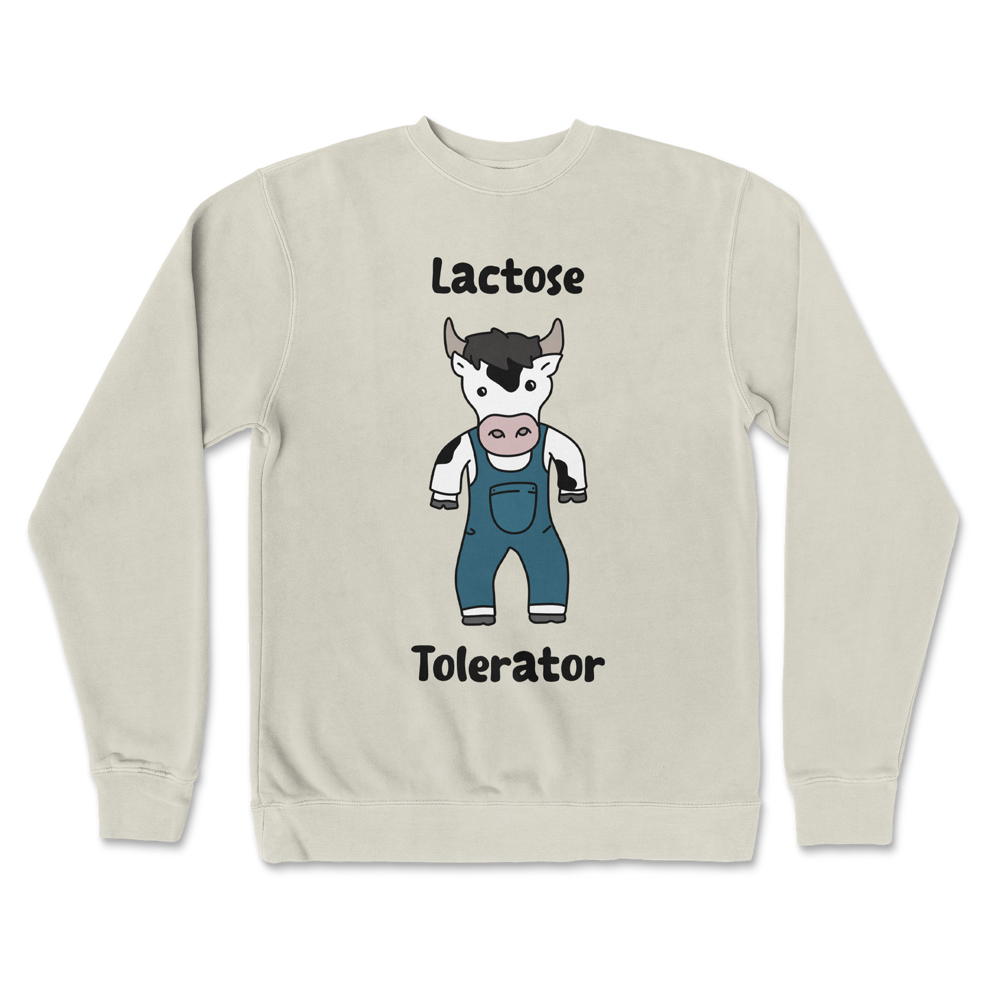 Independent Clothing Co. Crew Neck Lactose Tolerator in Bone