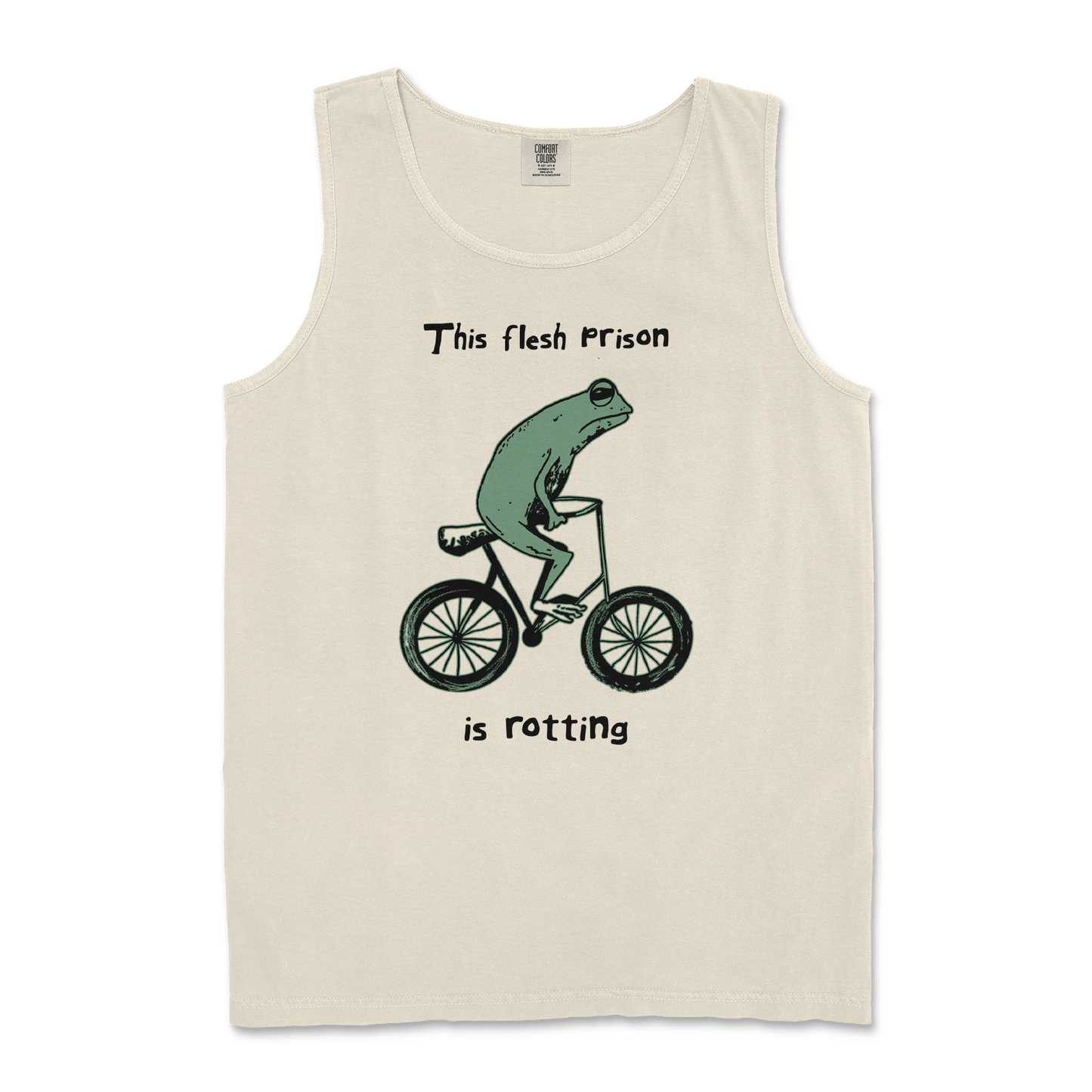 Comfort Colors Tank Top Flesh Prison in Ivory