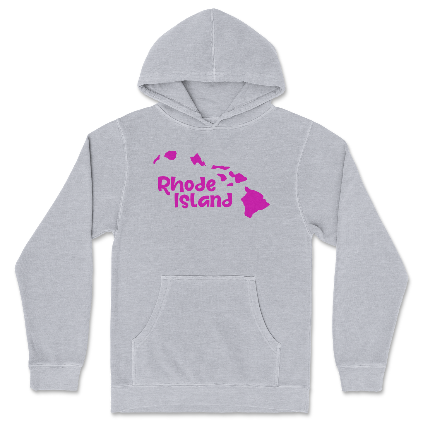 Independent Clothing Co. Hoodie Rhode Island in GreyHeather