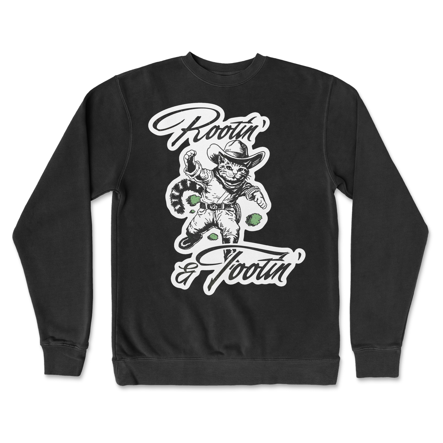 Independent Clothing Co. Crew Neck Rootin Tootin in Black
