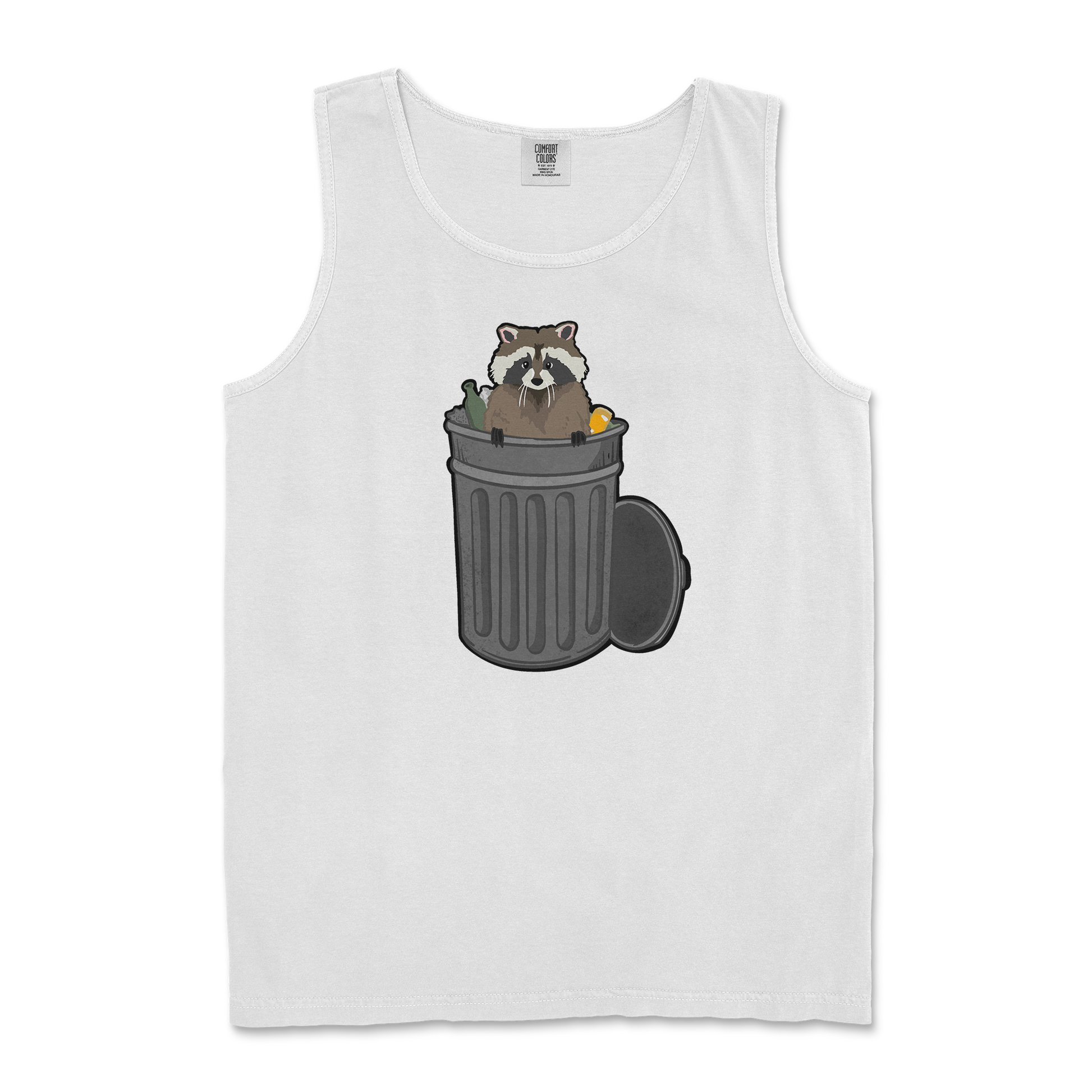 Comfort Colors Tank Top Trash Panda Enthusiast in White