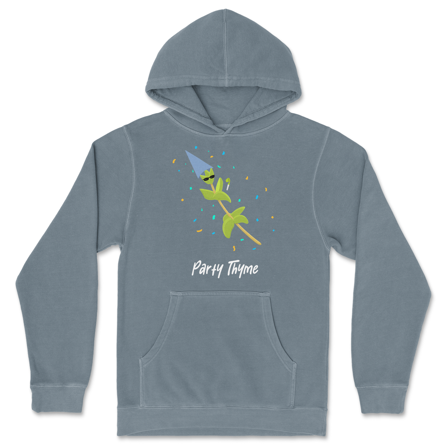 Independent Clothing Co. Hoodie Party Thyme in BlueMagic