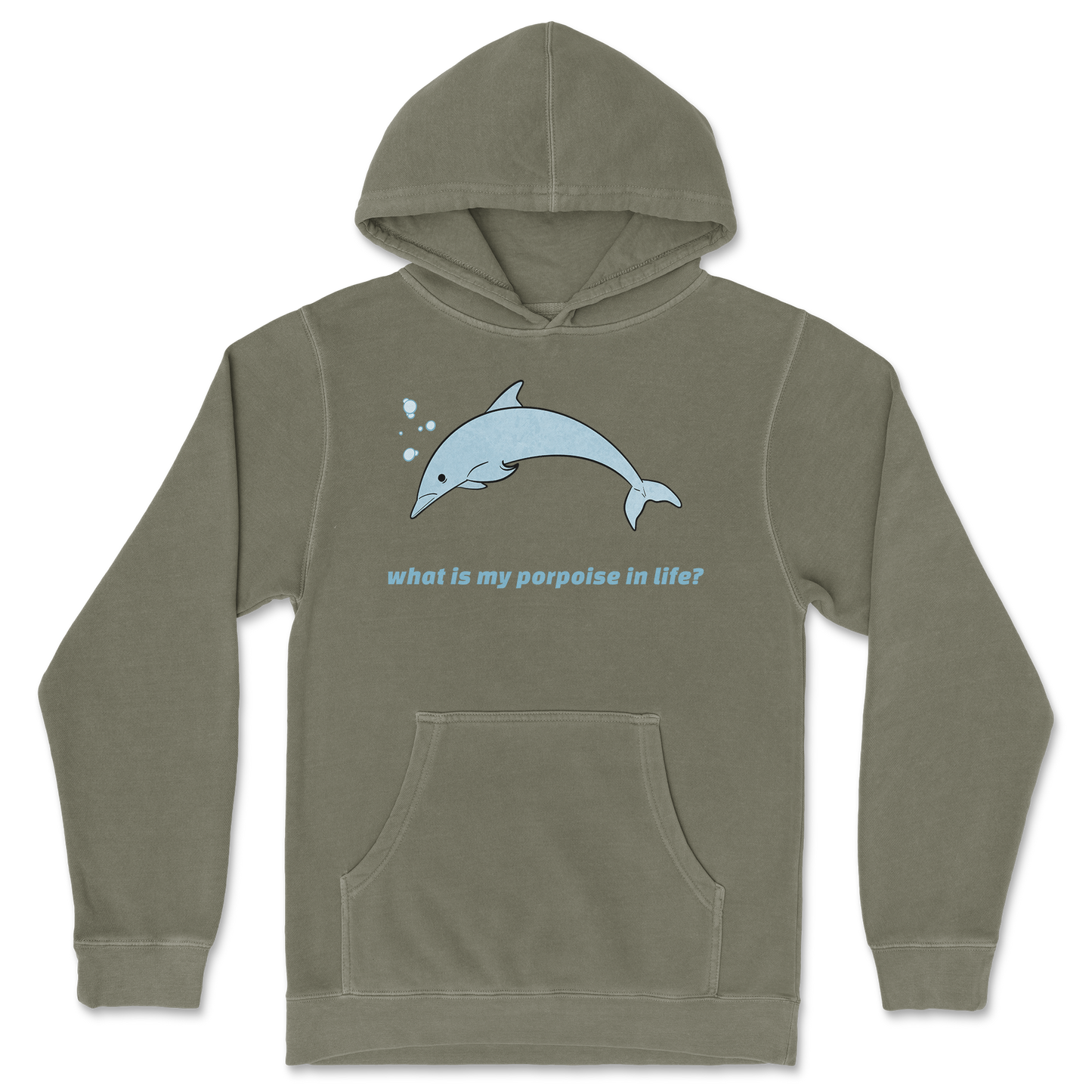 Independent Clothing Co. Hoodie Porpoise in Olive