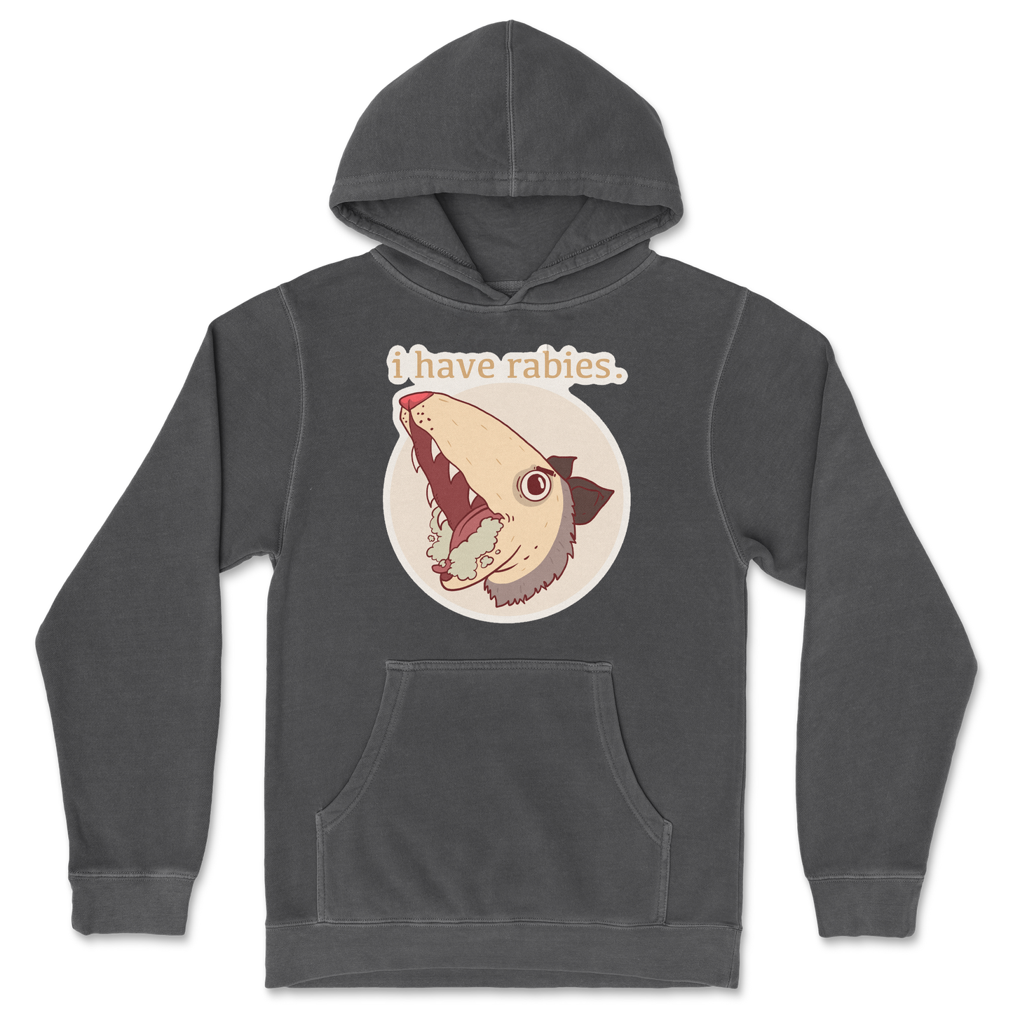 Independent Clothing Co. Hoodie I Have Rabies in Black