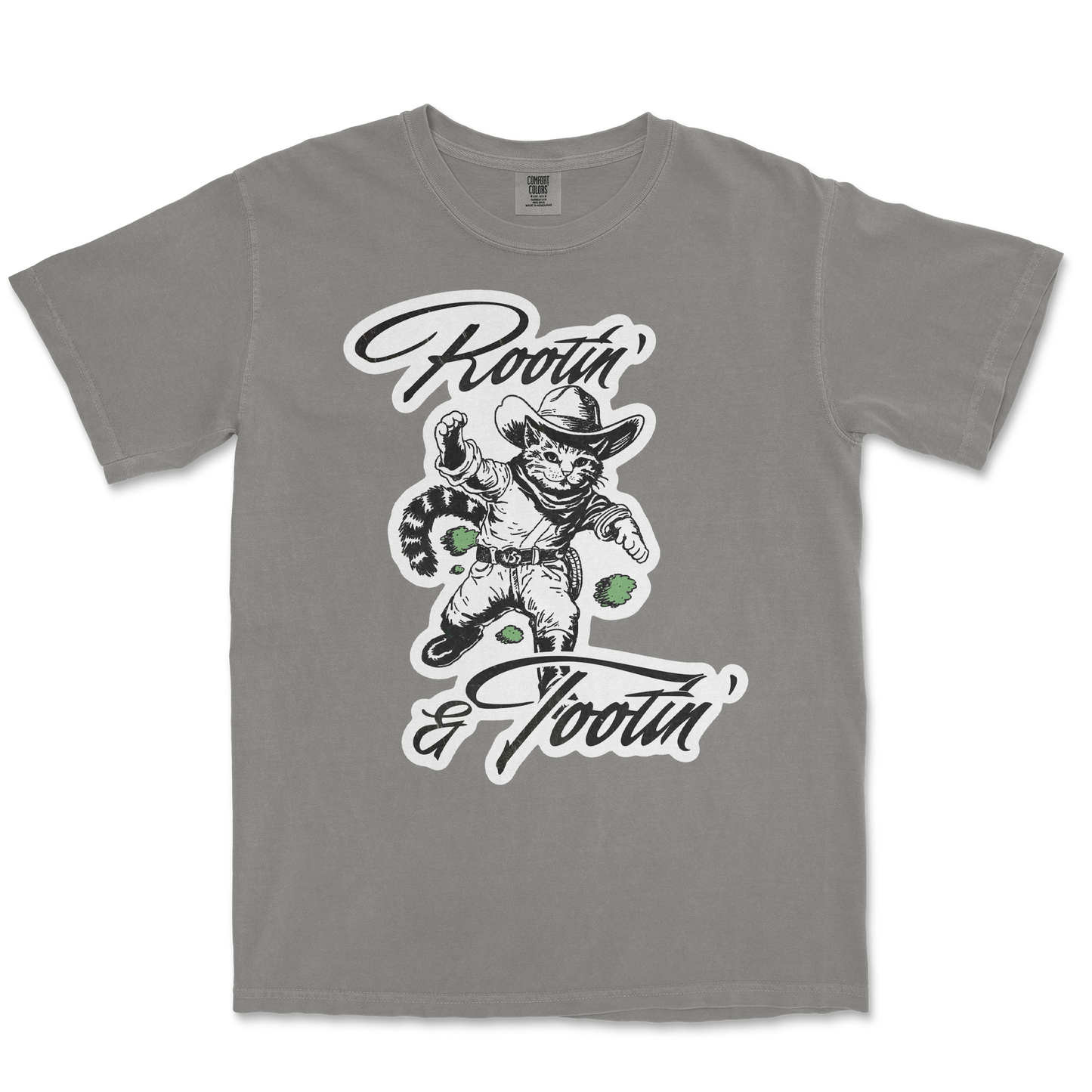 Comfort Colors T-Shirt Rootin Tootin in Grey