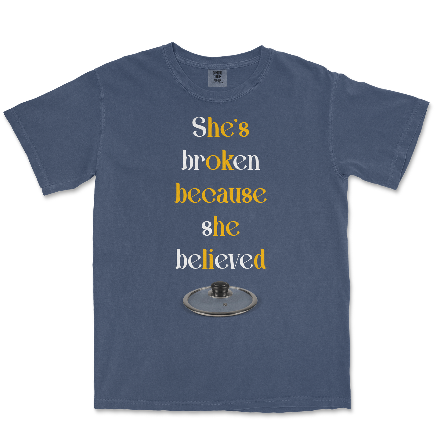 Comfort Colors T-Shirt He Lid in Midnight