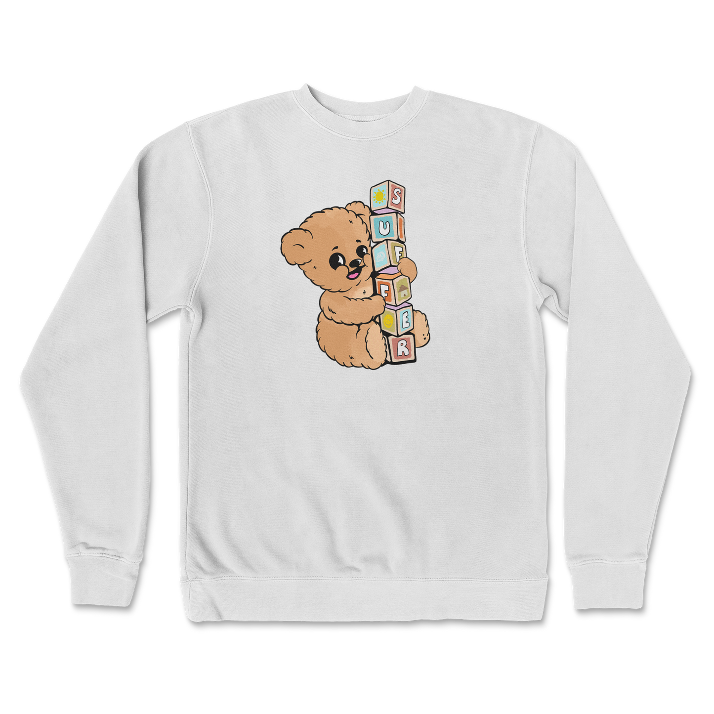 Independent Clothing Co. Crew Neck Suffer in White