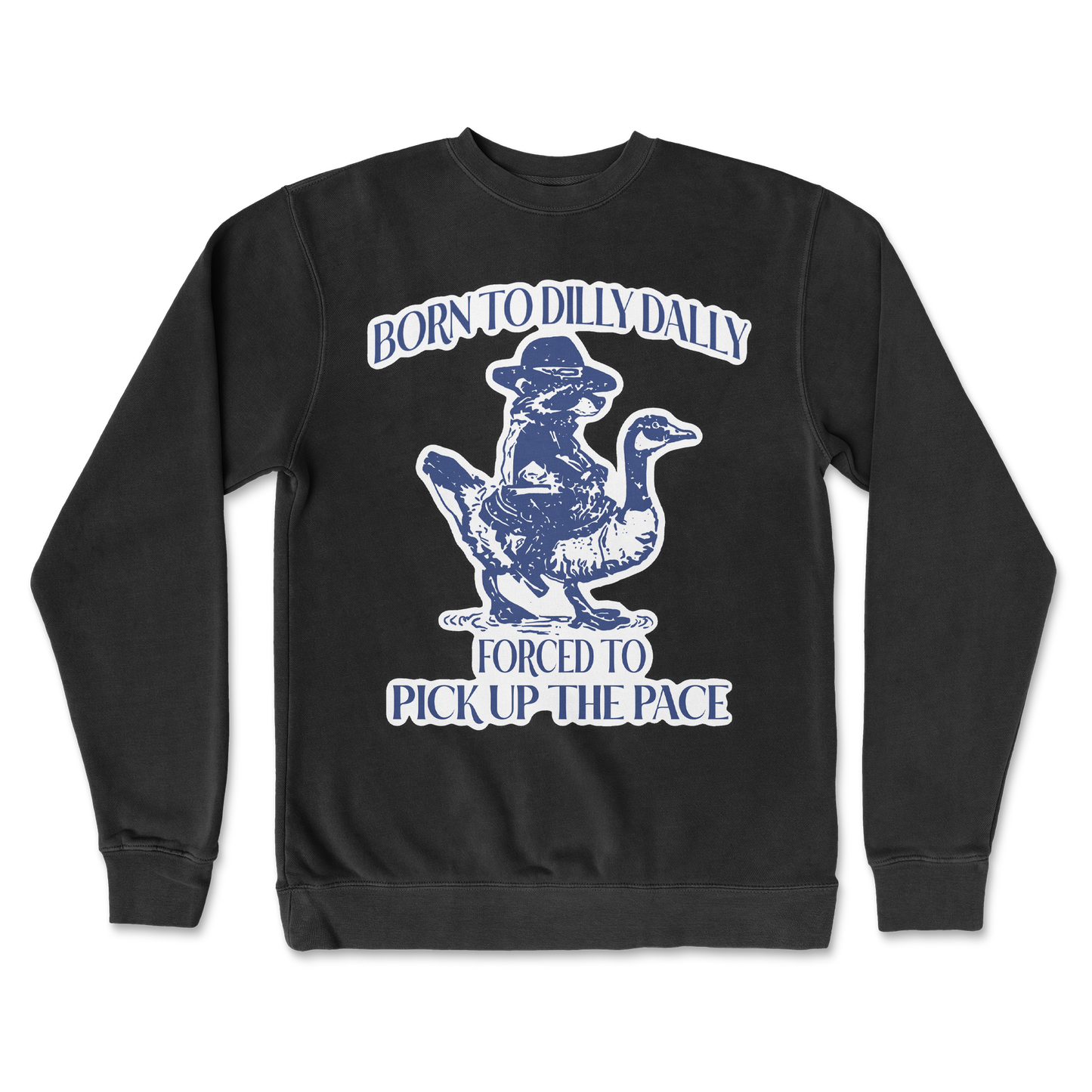 Independent Clothing Co. Crew Neck Dilly Dally in Black