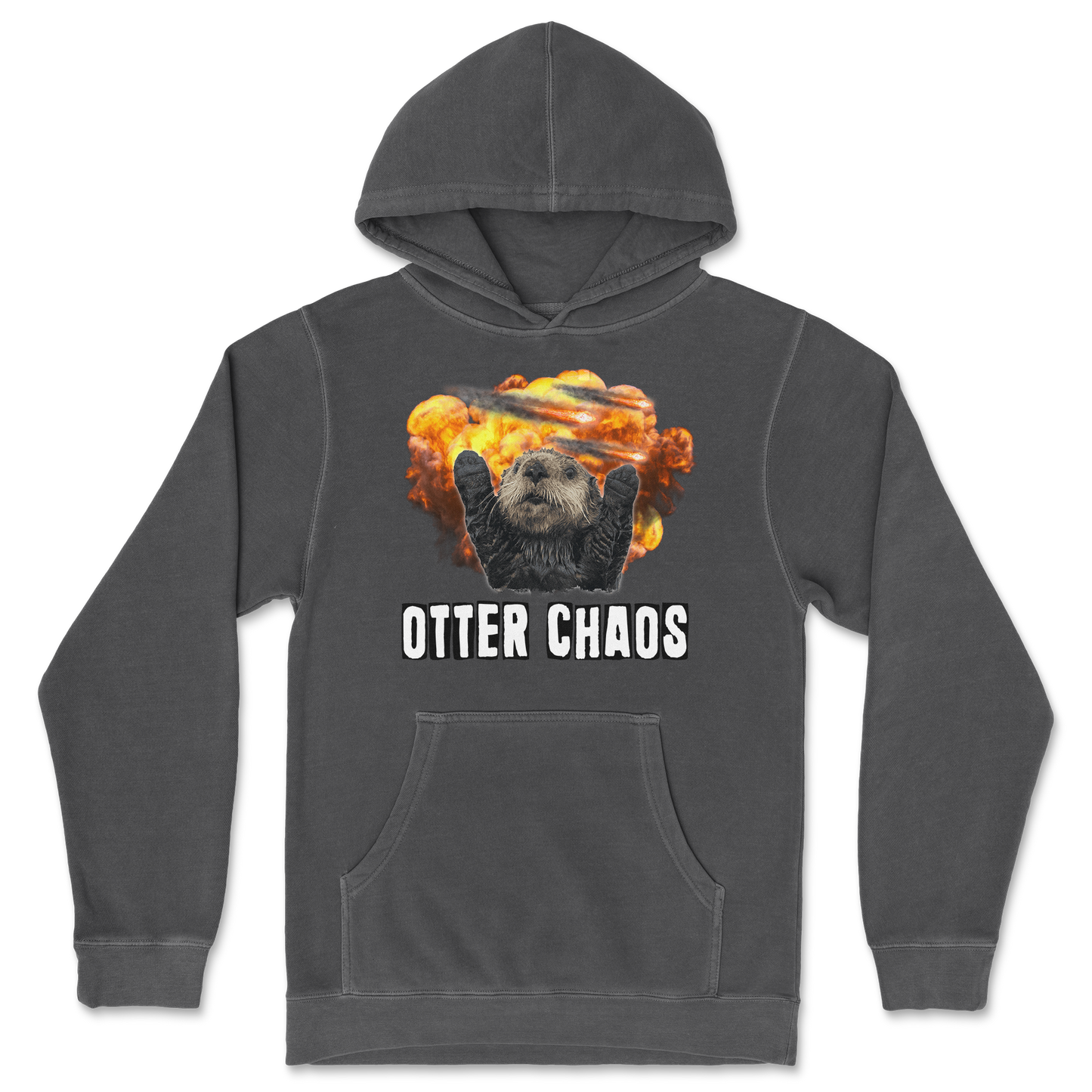 Independent Clothing Co. Hoodie Otter Chaos in Black