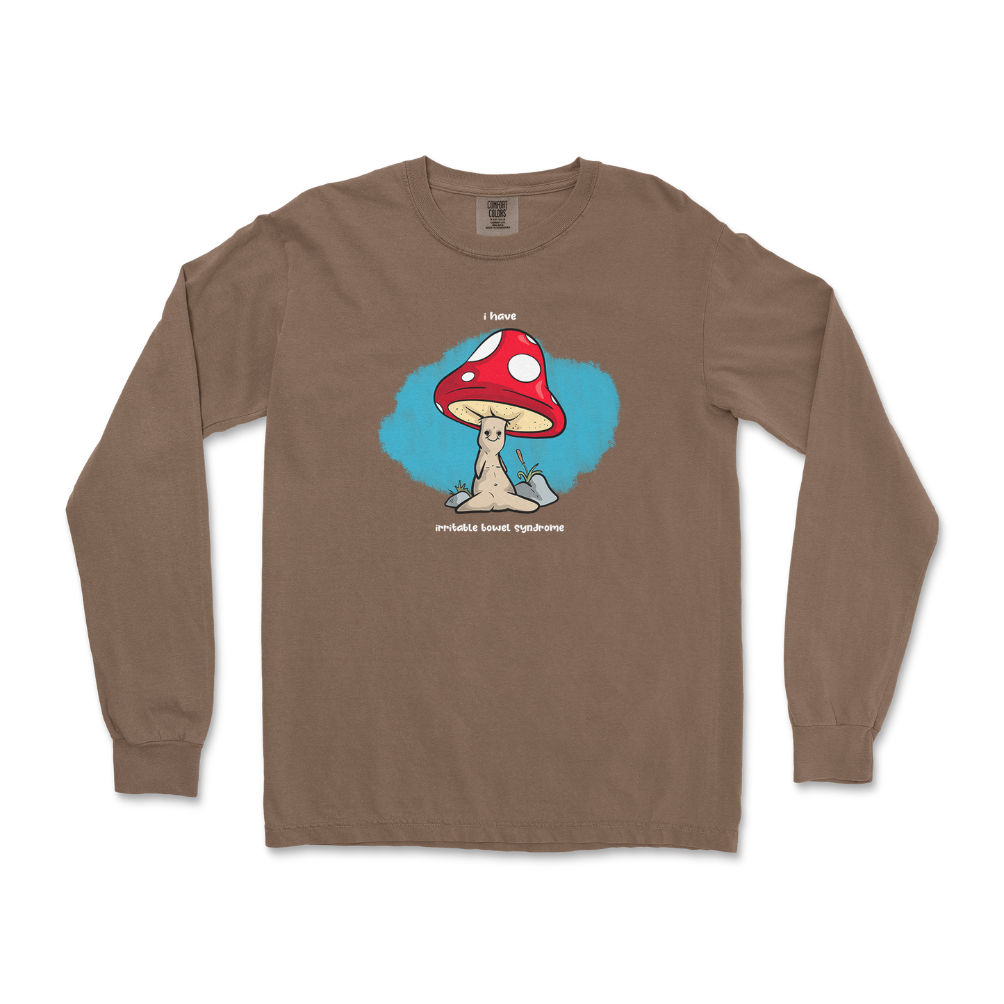 Comfort Colors Long Sleeve IBS in Espresso