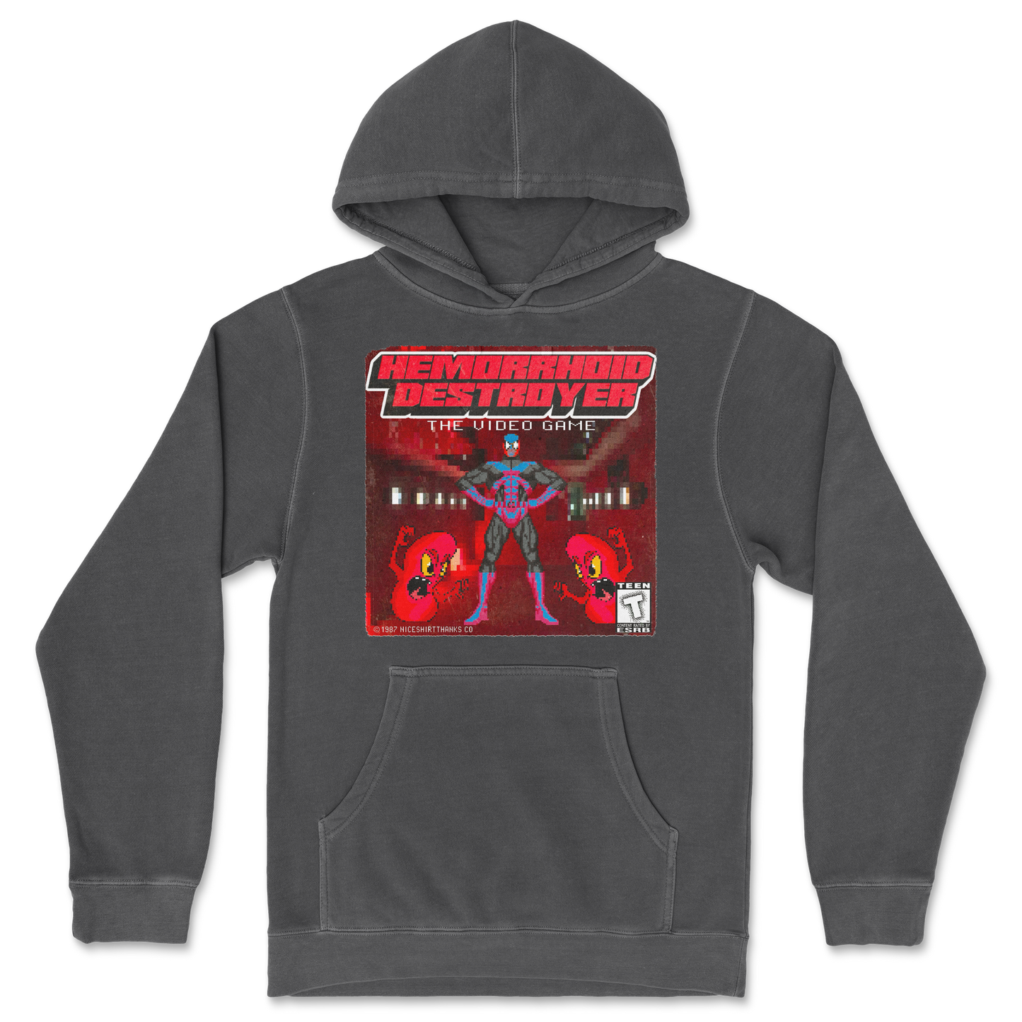 Independent Clothing Co. Hoodie Hemorrhoid Destroyer in Black