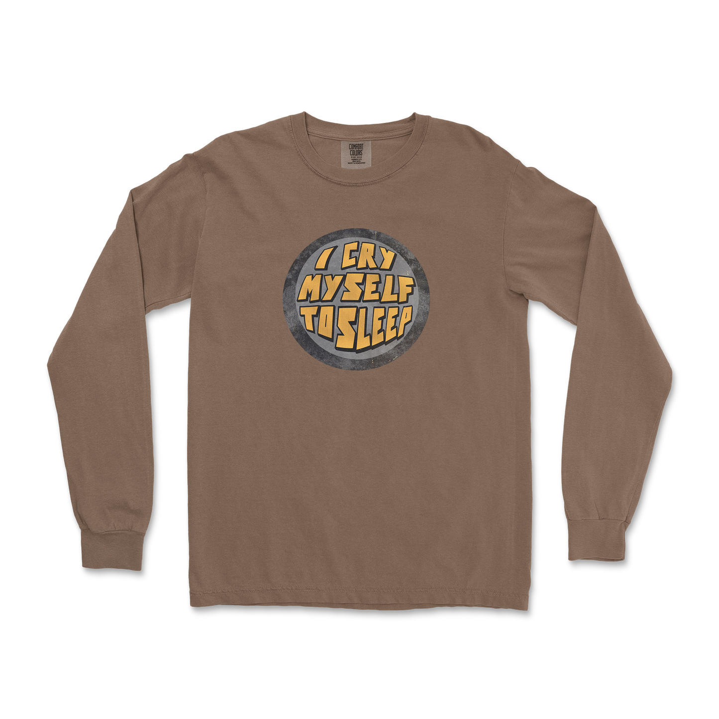 Comfort Colors Long Sleeve Im Ok in Espresso