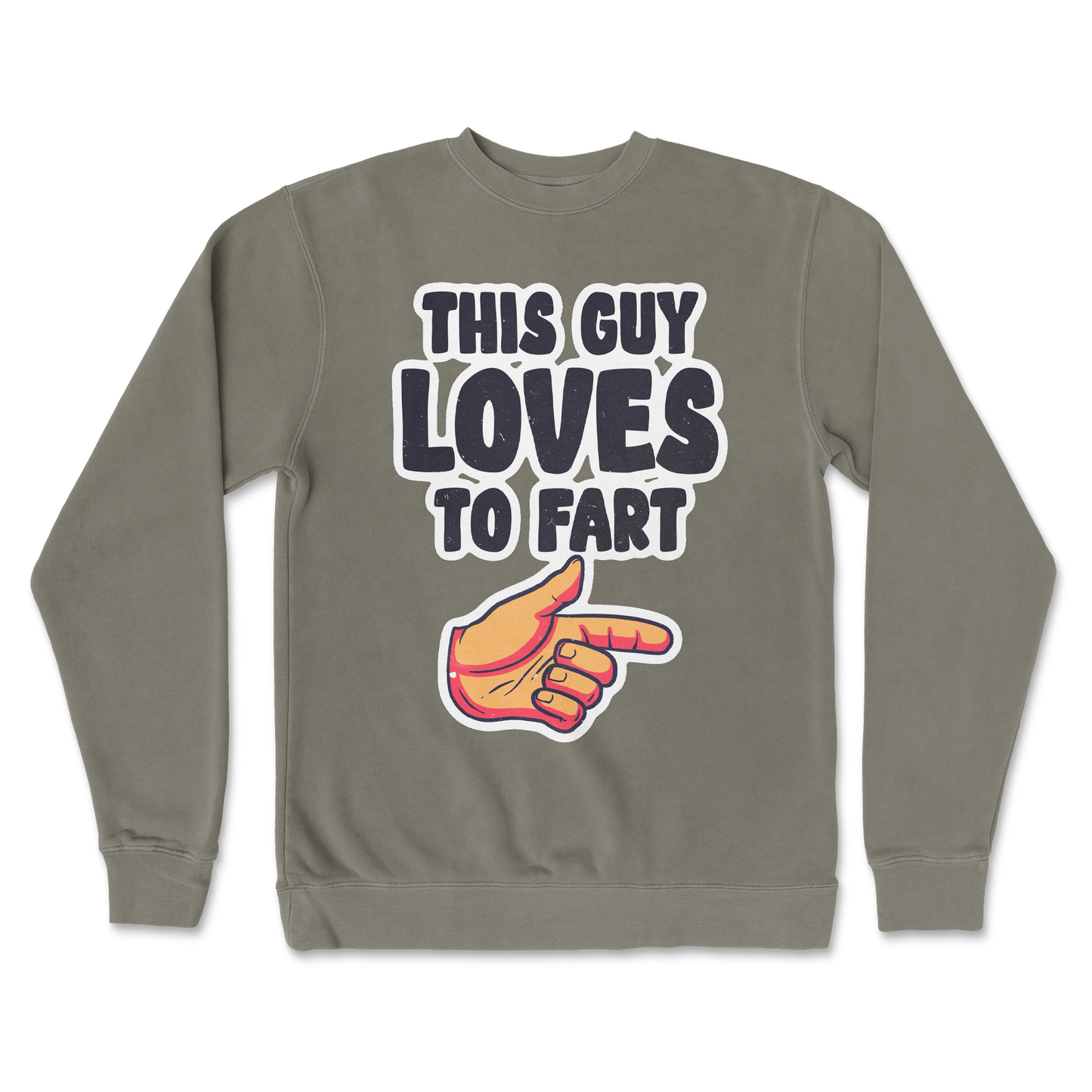 Independent Clothing Co. Crew Neck Who Farted  in Army