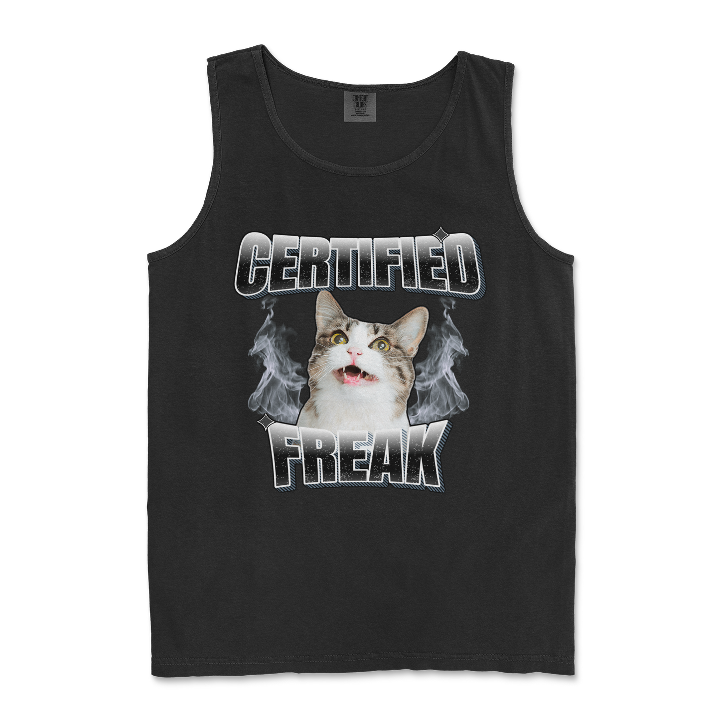 Comfort Colors Tank Top Freaky in Black