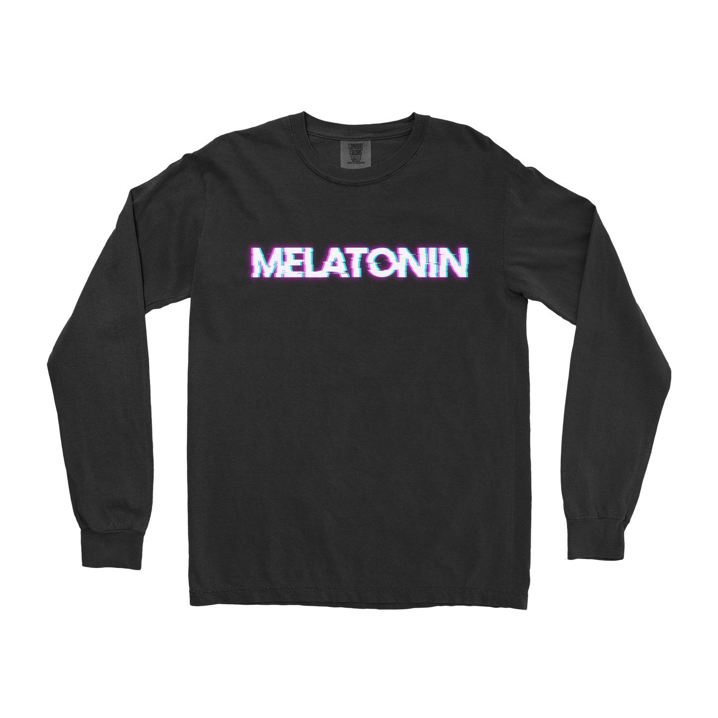 Comfort Colors Long Sleeve Melatonin in Black
