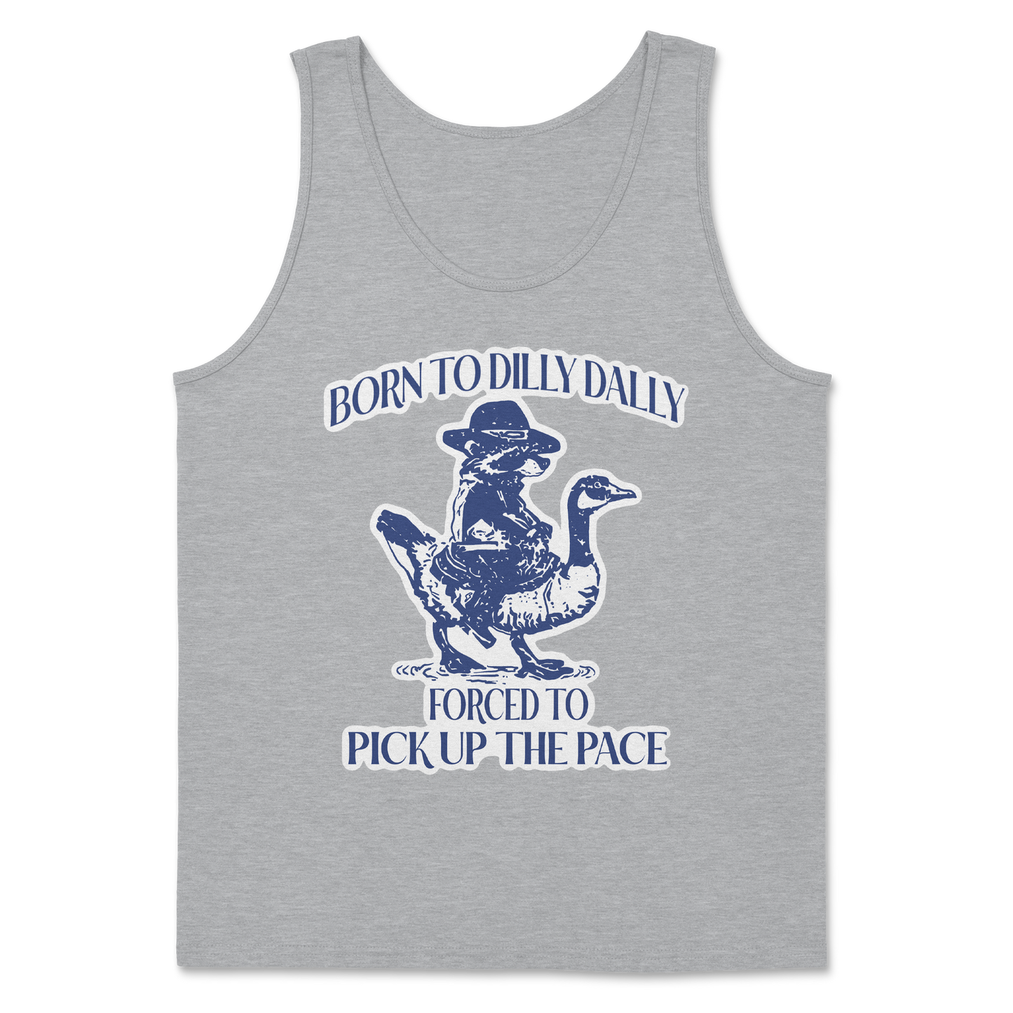 Heavy Blend Tank Top Dilly Dally in Sports-Grey