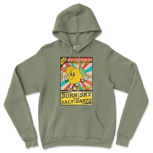 Gildan SoftStyle Hoodie Life Gives You Lemons in Military-Green