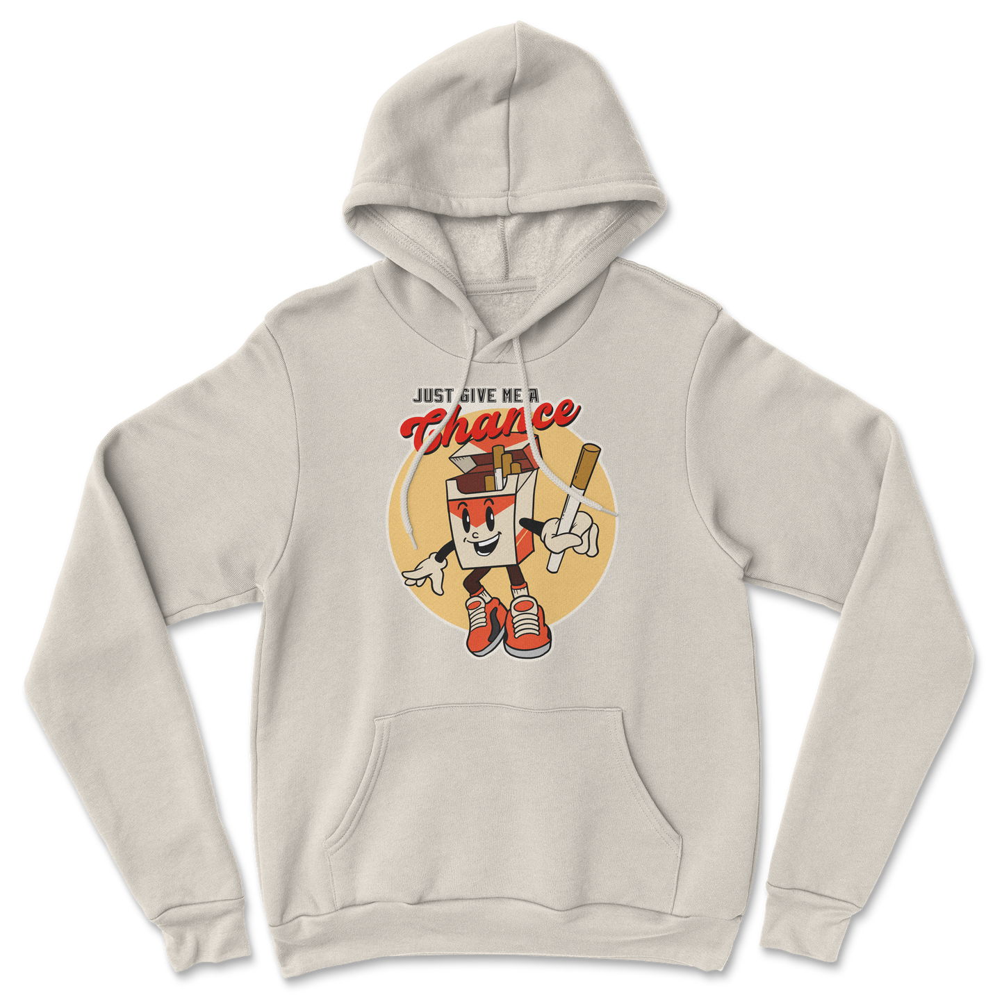 Heavy Blend Hoodie Vintage Cigarette in Sand