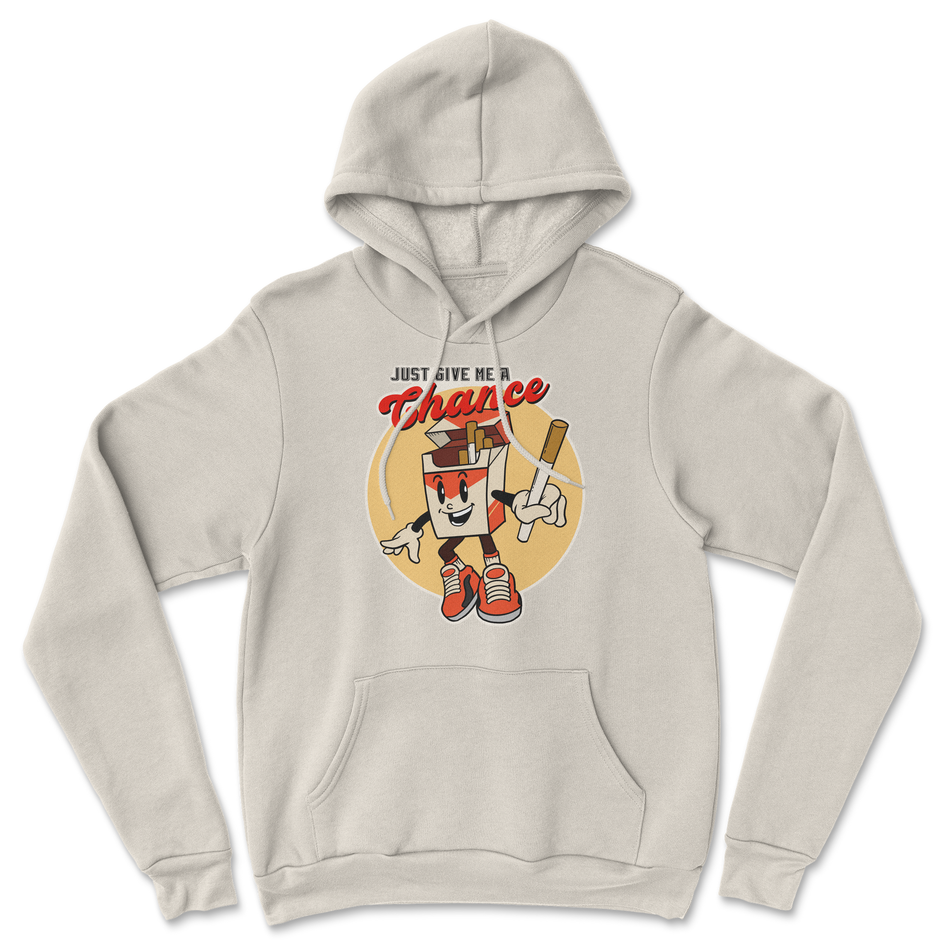 Heavy Blend Hoodie Vintage Cigarette in Sand