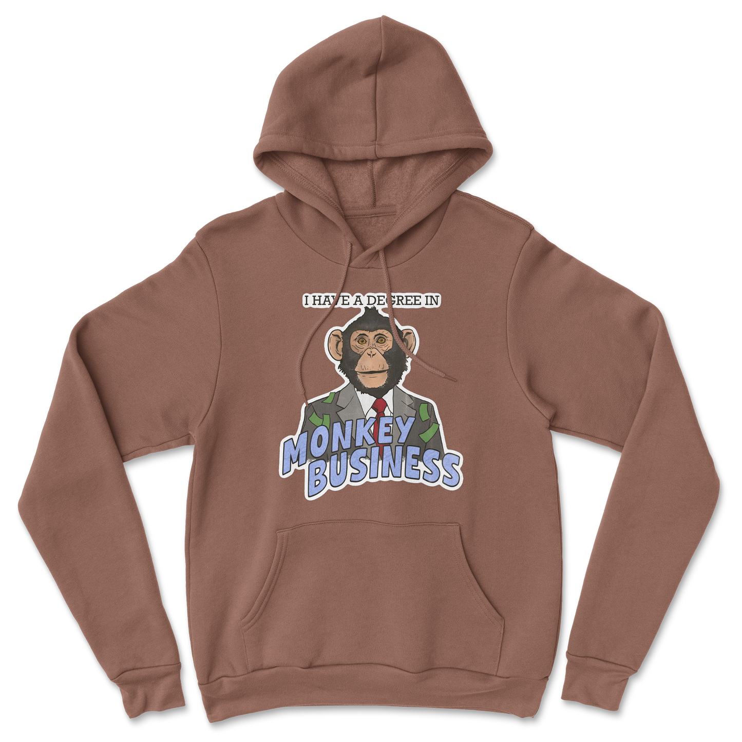 Heavy Blend Hoodie Monkey Business in Cocoa