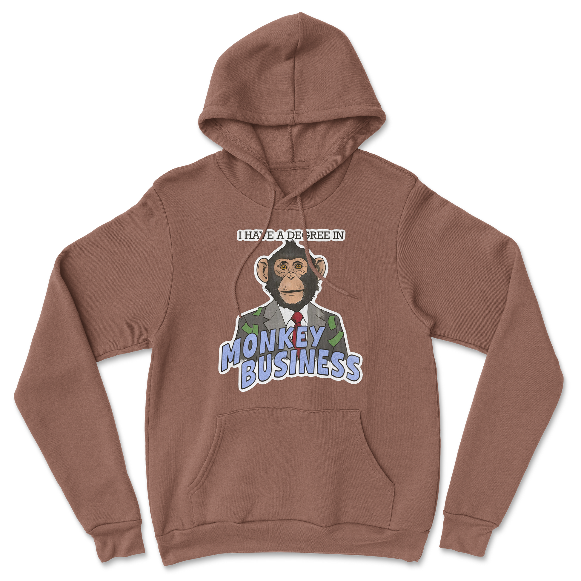 Heavy Blend Hoodie Monkey Business in Cocoa