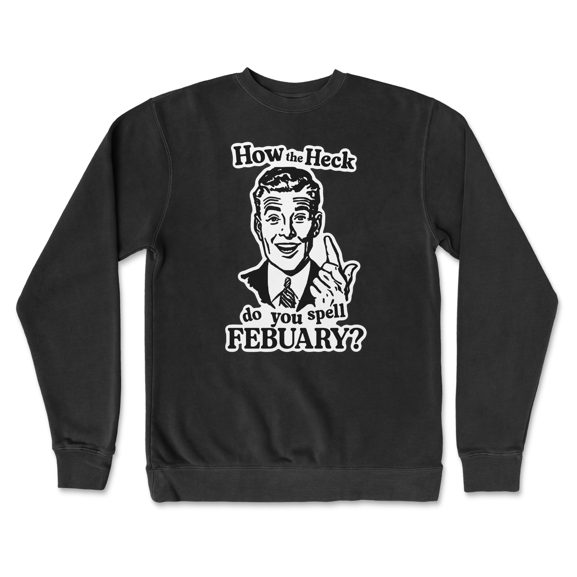Independent Clothing Co. Crew Neck February in Black