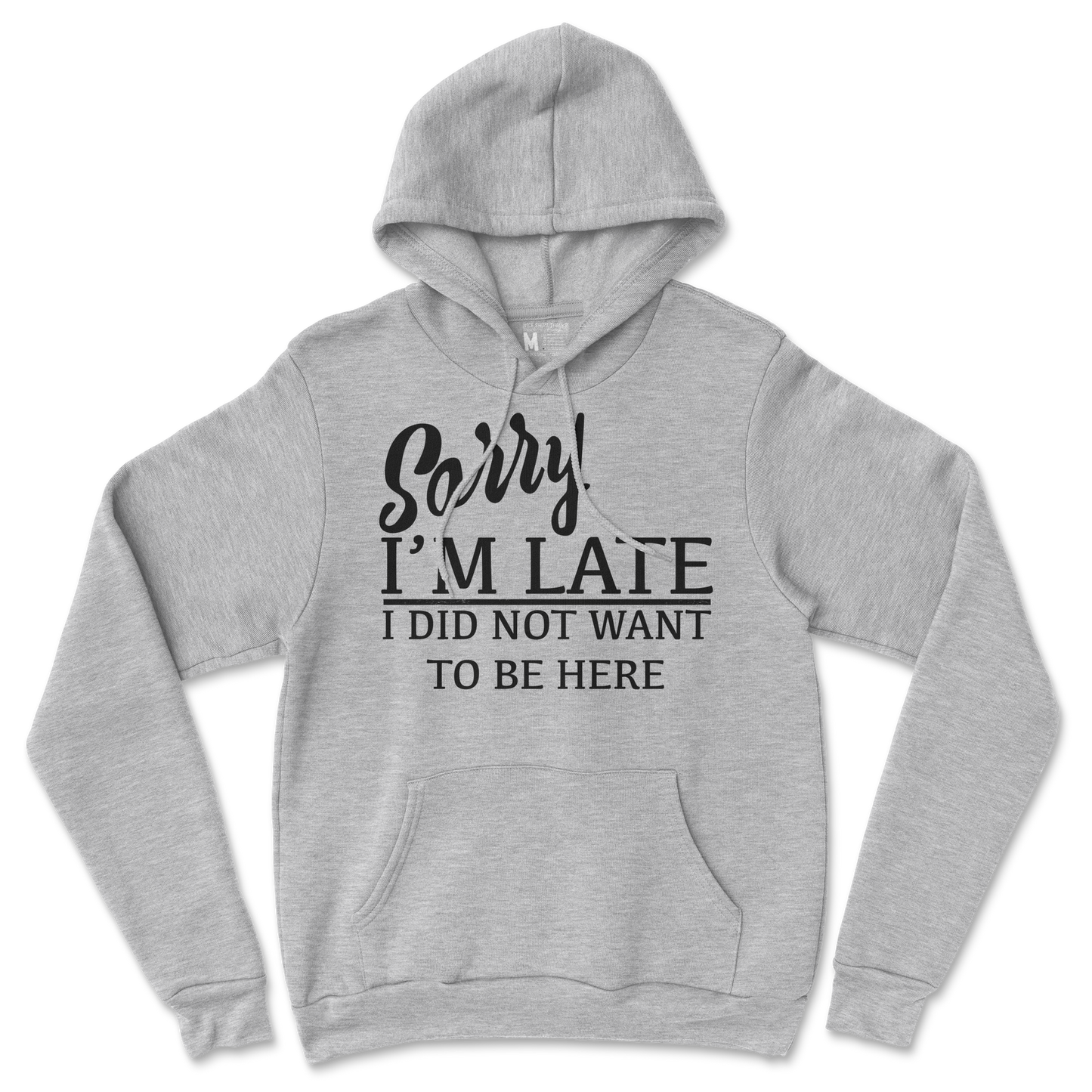 Gildan SoftStyle Hoodie Late in Grey-Heather
