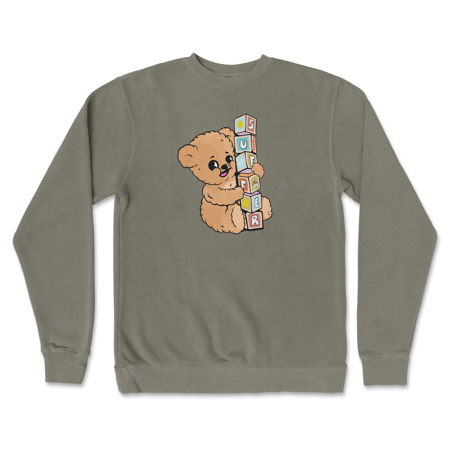 Independent Clothing Co. Crew Neck Suffer in Army
