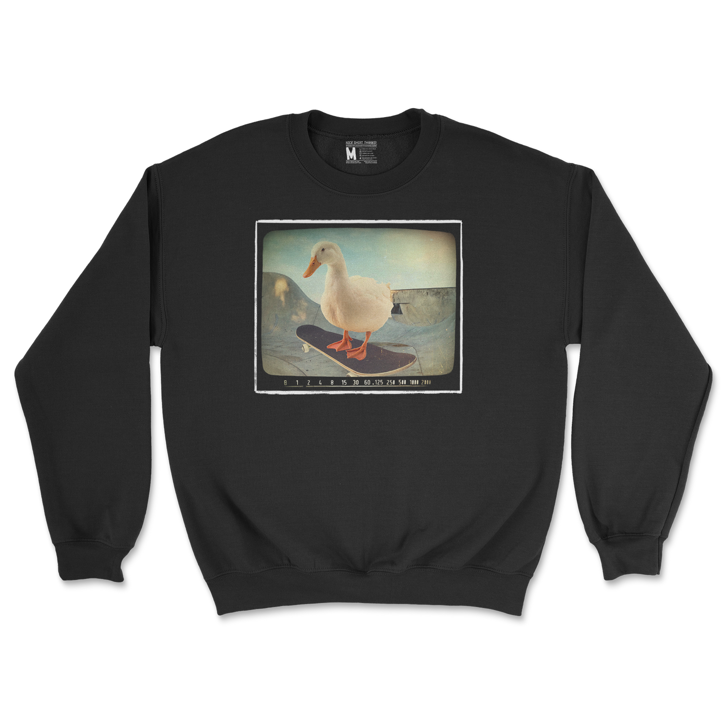 Gildan SoftStyle Crew Neck Do A Flip in Black