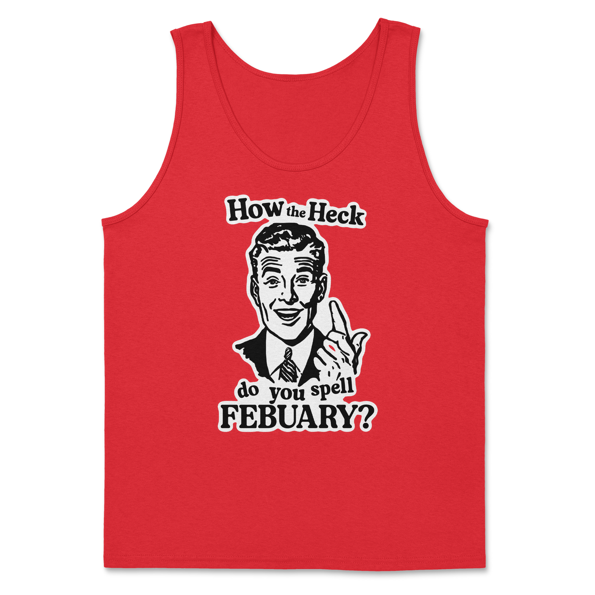 Heavy Blend Tank Top February in Red