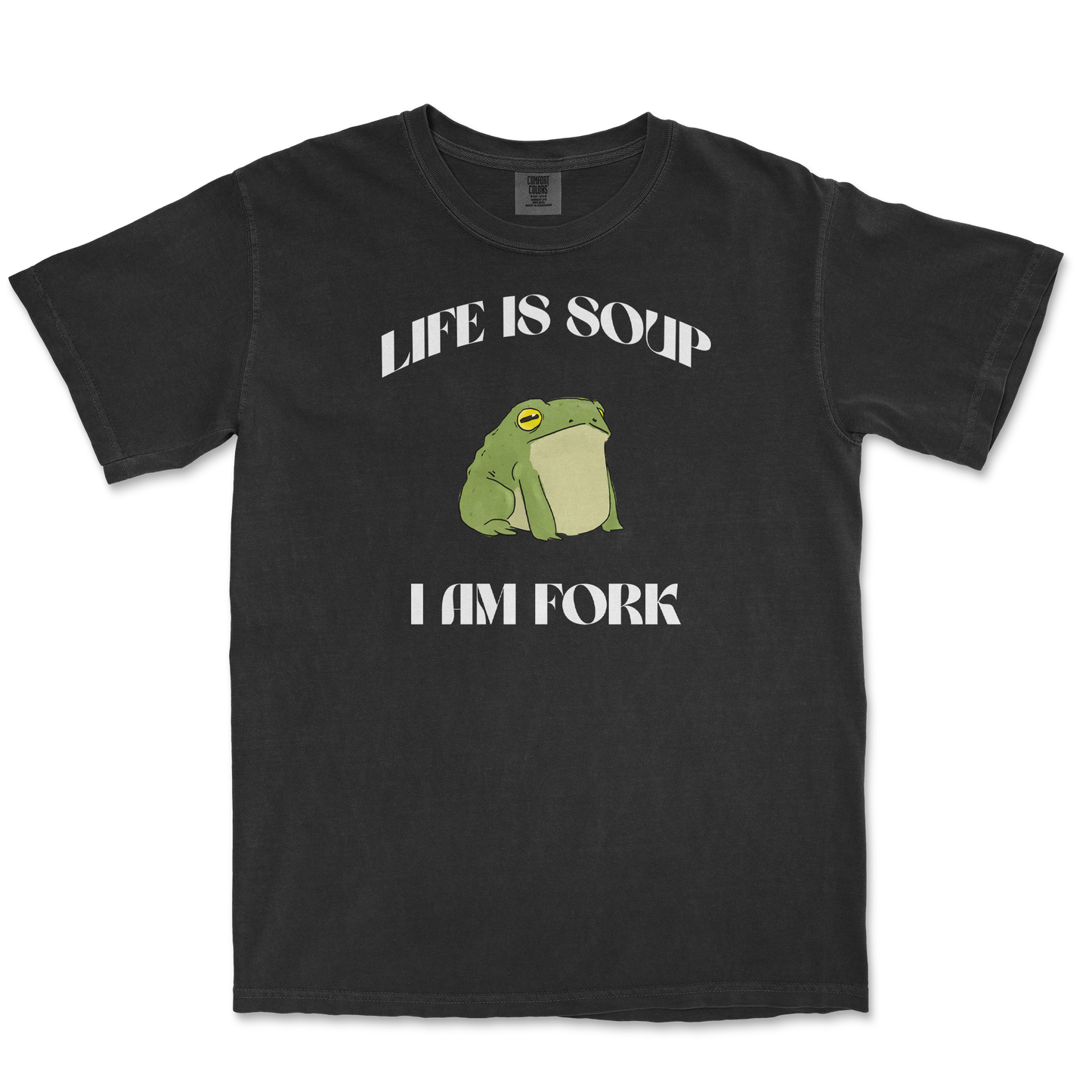 Comfort Colors T-Shirt I Am Fork in Black