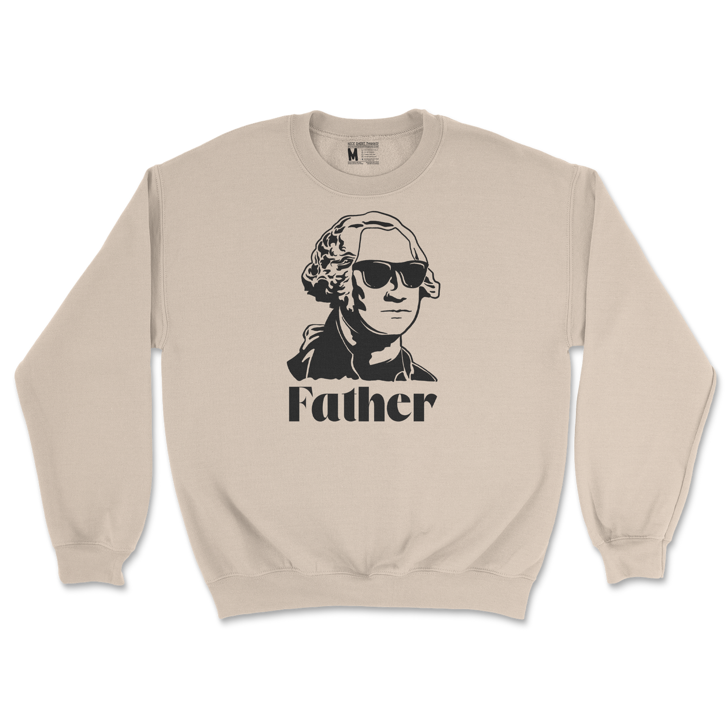 Gildan SoftStyle Crew Neck Father  in Sand
