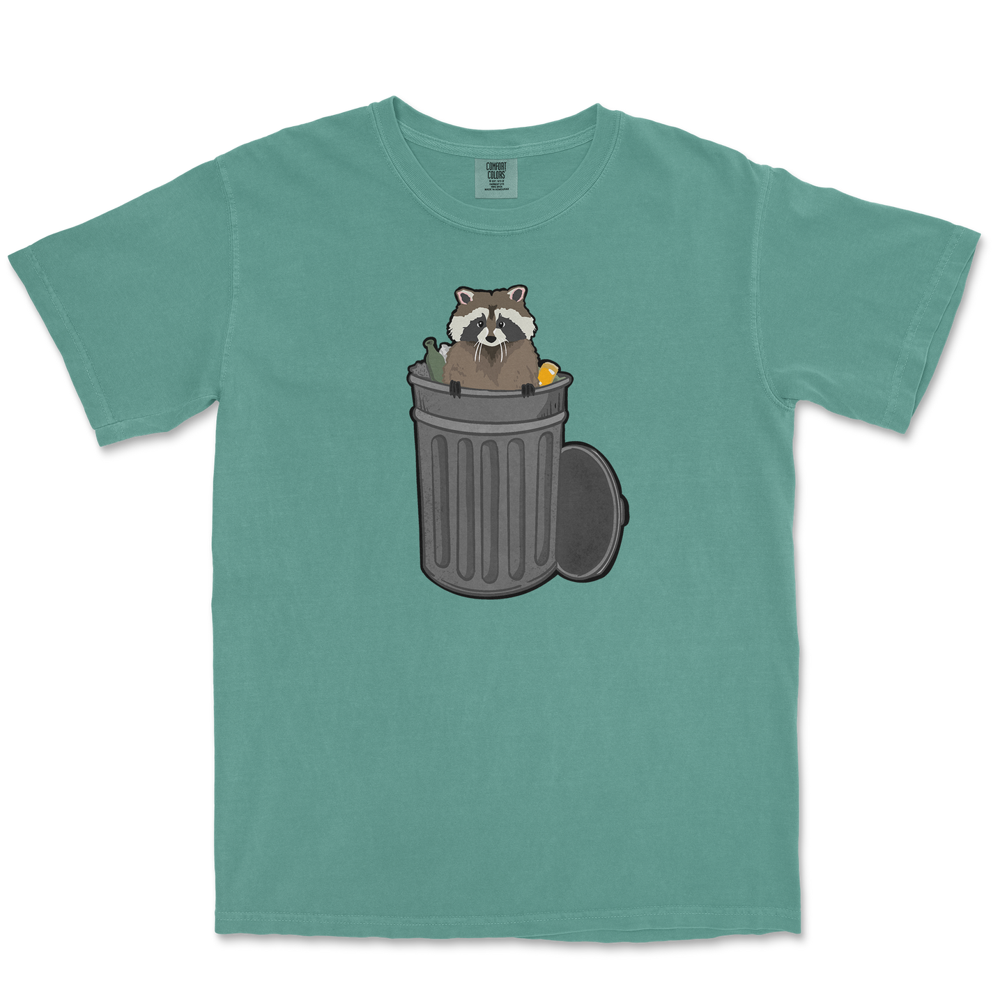 Comfort Colors T-Shirt Trash Panda Enthusiast in LightGreen