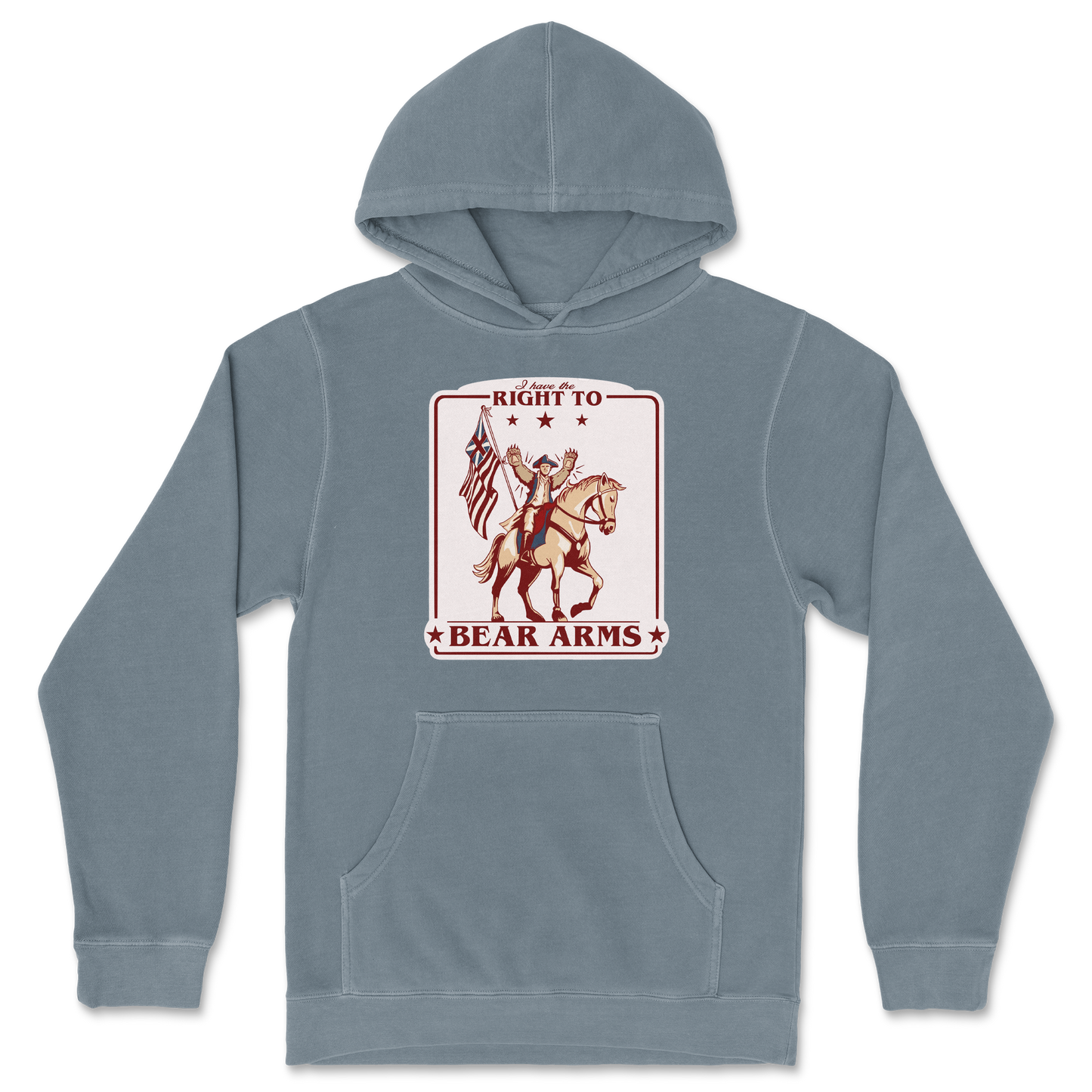 Independent Clothing Co. Hoodie Right to Bear Arms in Blue Magic