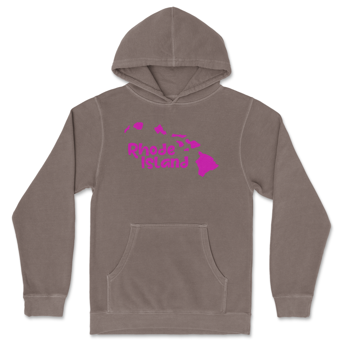Independent Clothing Co. Hoodie Rhode Island in Clay