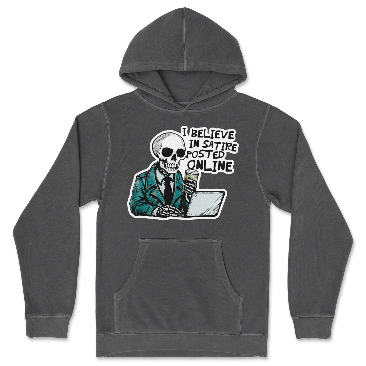 Independent Clothing Co. Hoodie Believe in Satire in Black