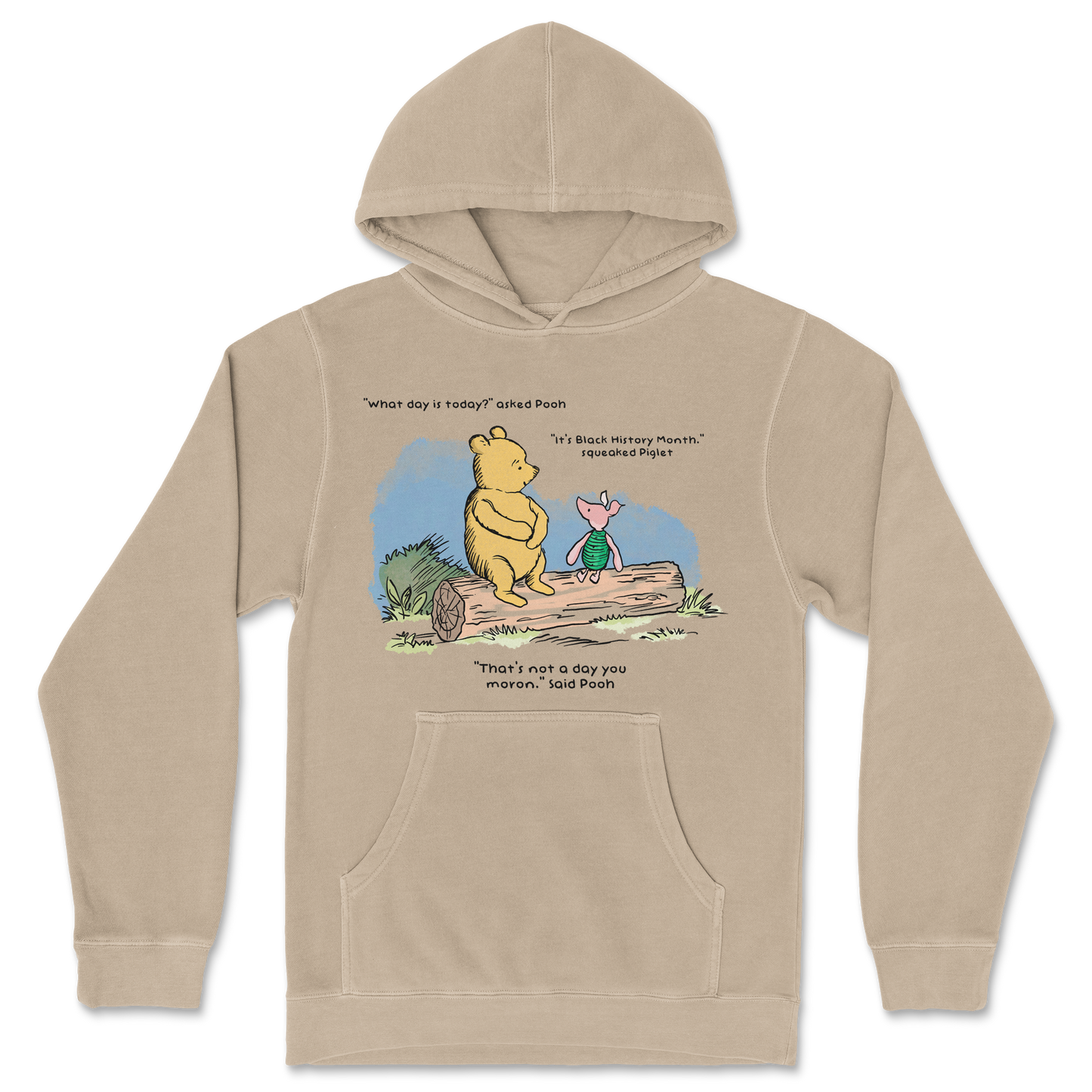 Independent Clothing Co. Hoodie Winnie the Pooh in Sandstone