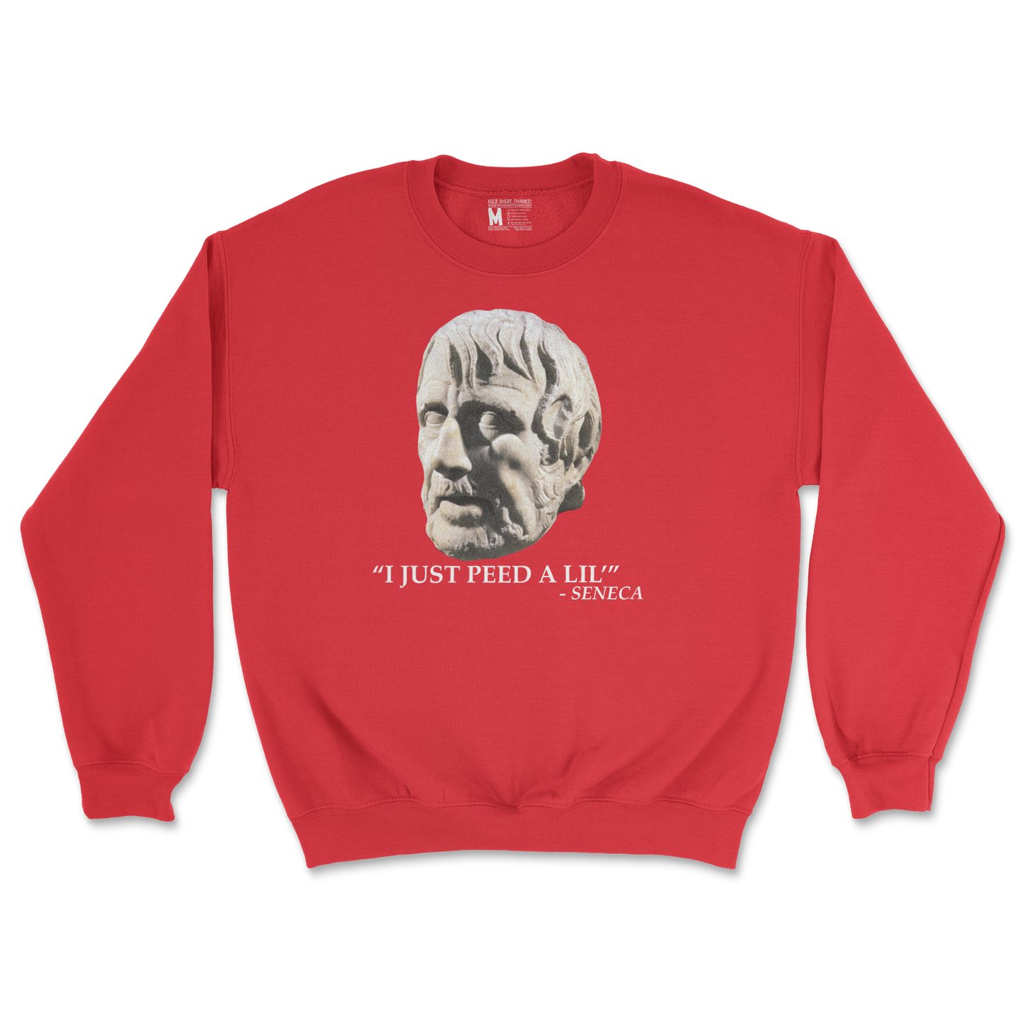 Gildan SoftStyle Crew Neck Seneca Pee in Red