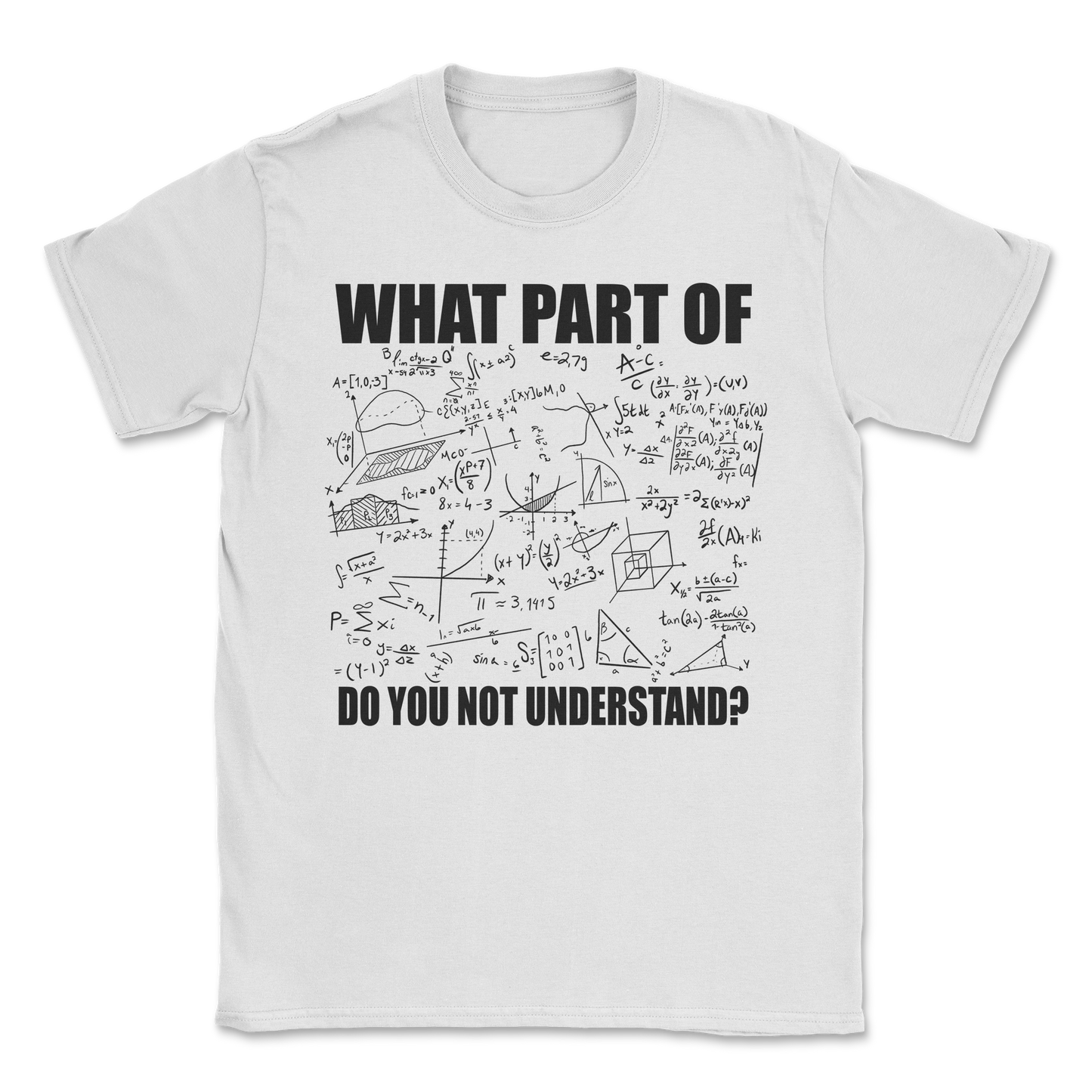 The Nice Shirt T-Shirt Math Problem in White