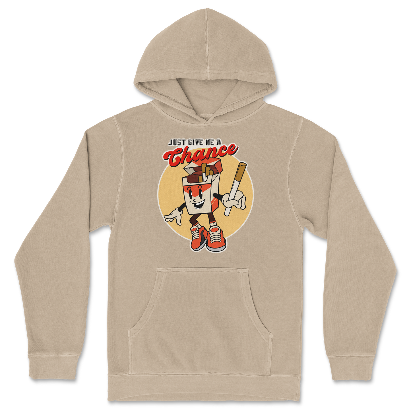 Independent Clothing Co. Hoodie Vintage Cigarette in Sandstone