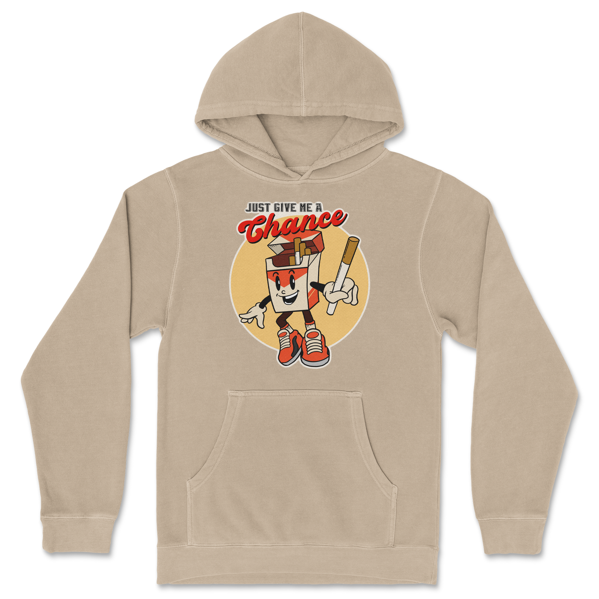 Independent Clothing Co. Hoodie Vintage Cigarette in Sandstone