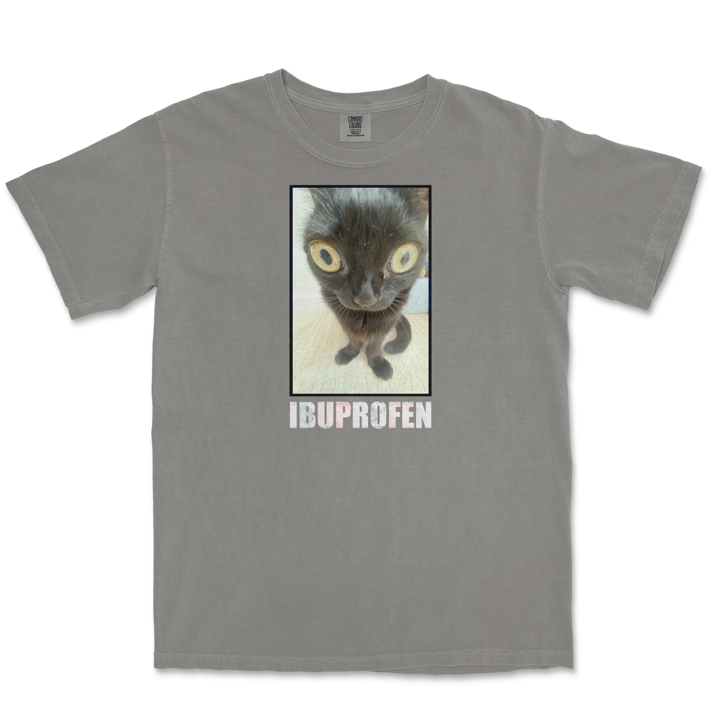 Comfort Colors T-Shirt Ibuprofen in Grey