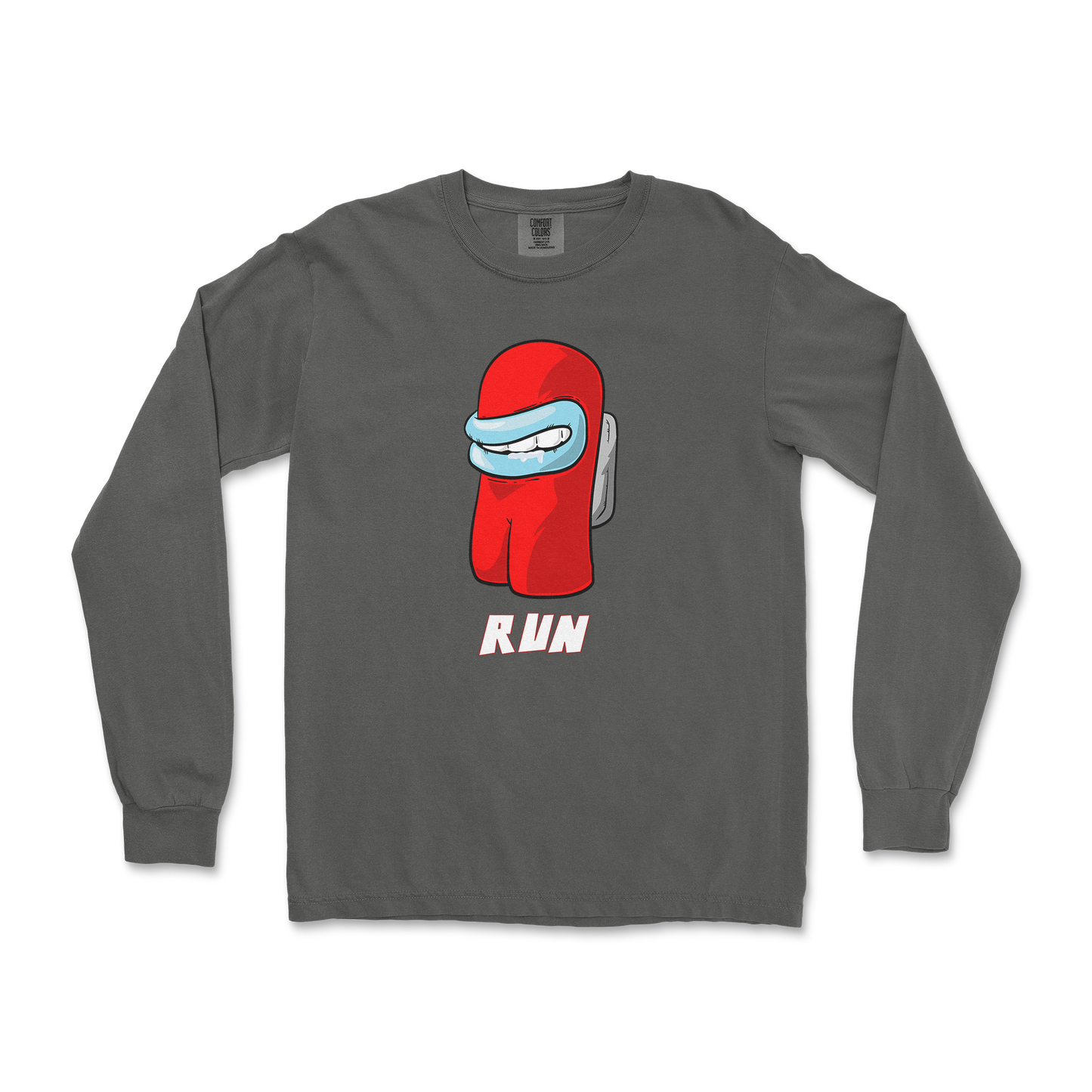 Comfort Colors Long Sleeve Sussy Man Child in Pepper