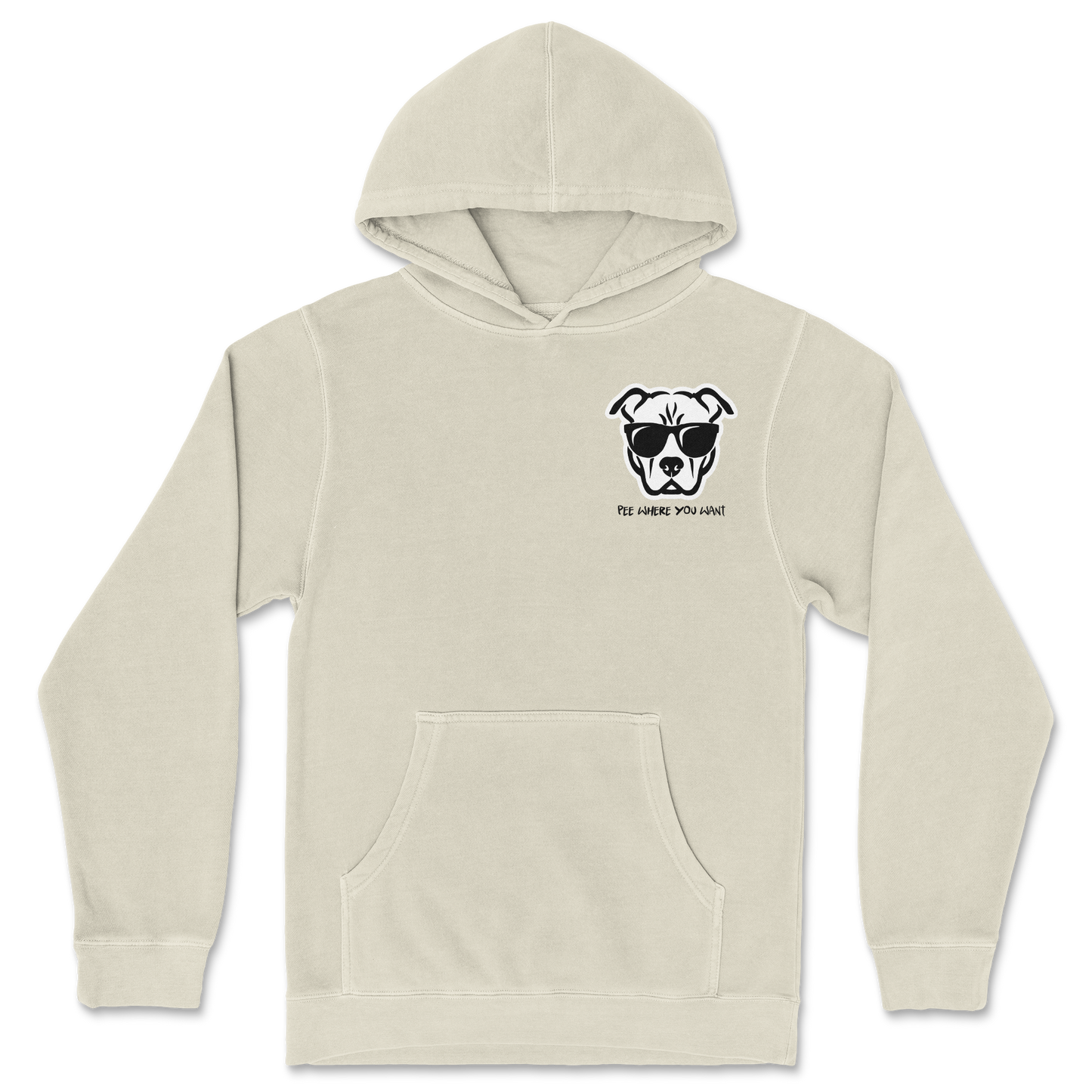 Independent Clothing Co. Hoodie Pee Where You Want in Ivory