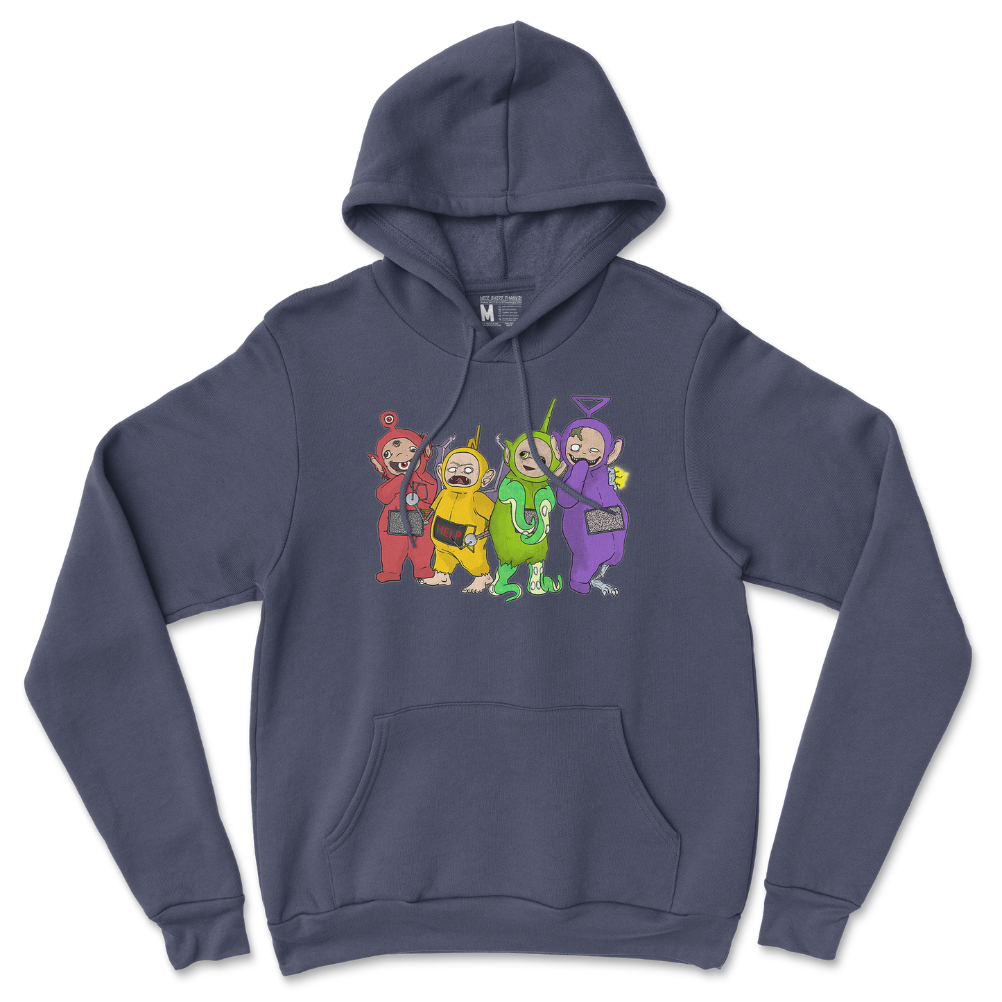 Gildan SoftStyle Hoodie Telatubbies in Navy