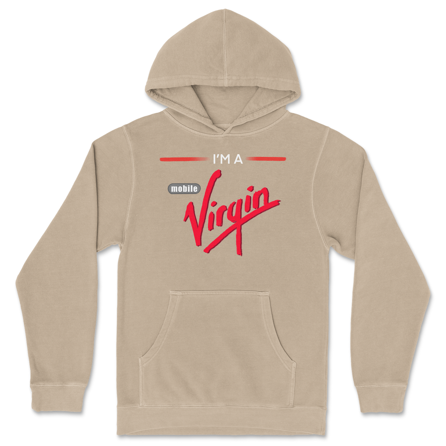Independent Clothing Co. Hoodie Mobile Virgin in Sandstone